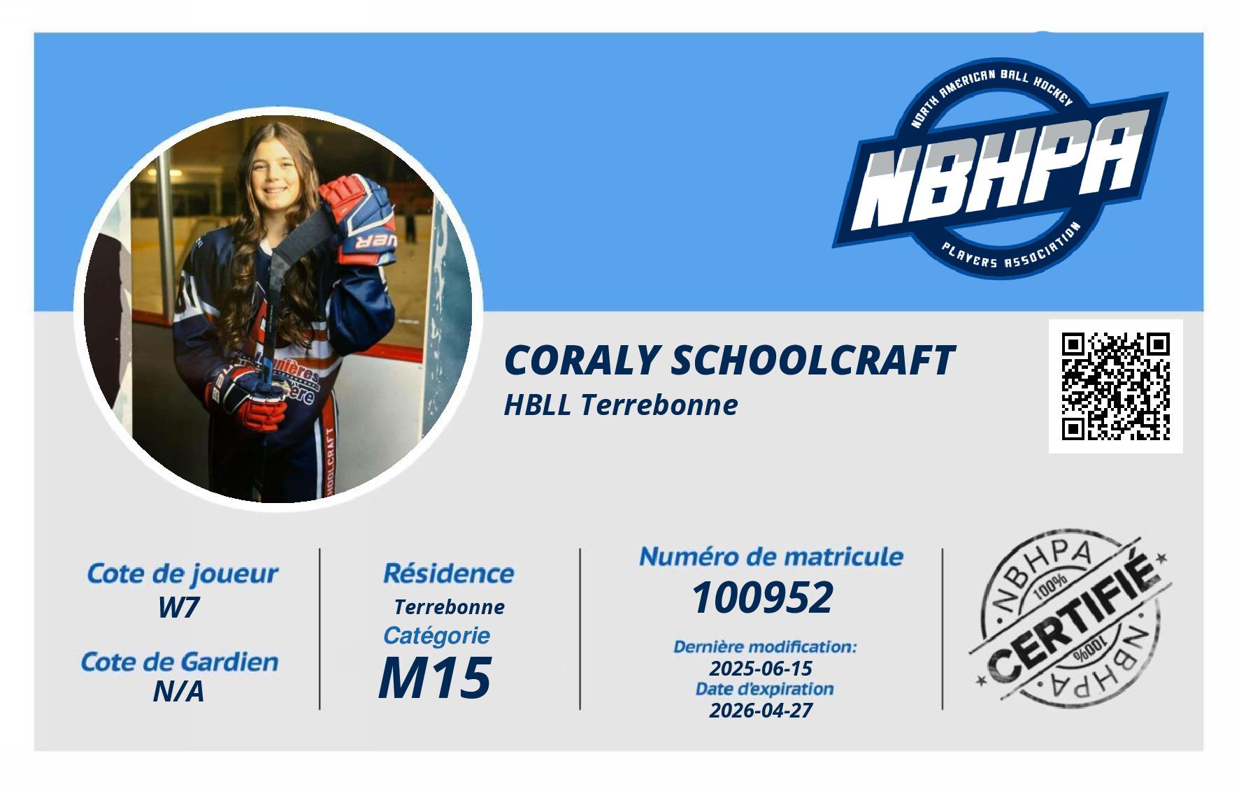 Coraly Schoolcraft