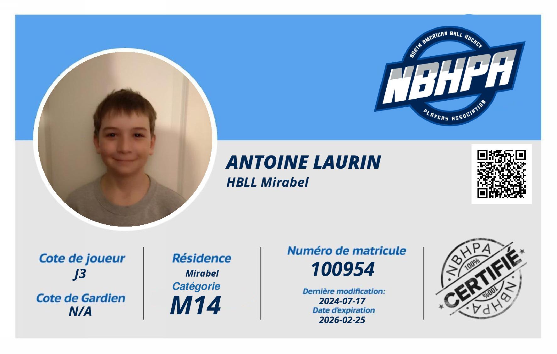 Antoine Laurin