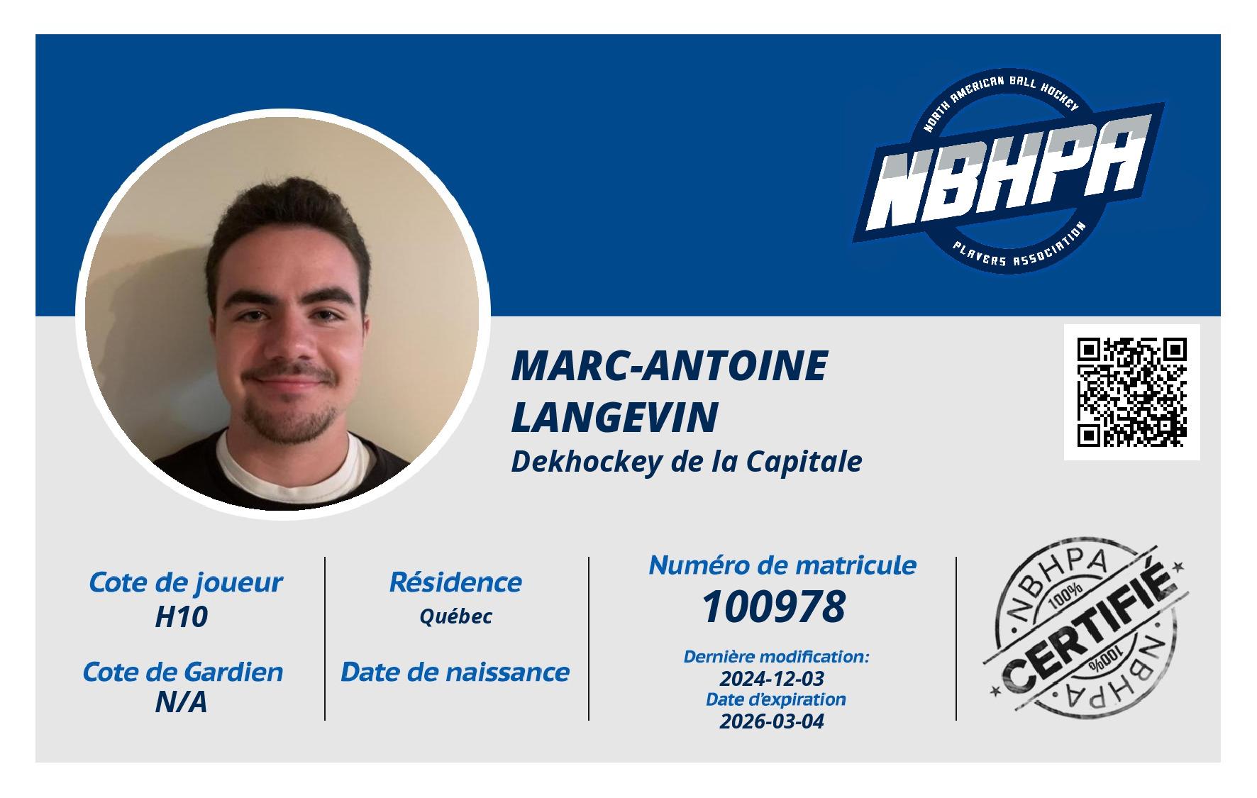 Marc-Antoine  Langevin