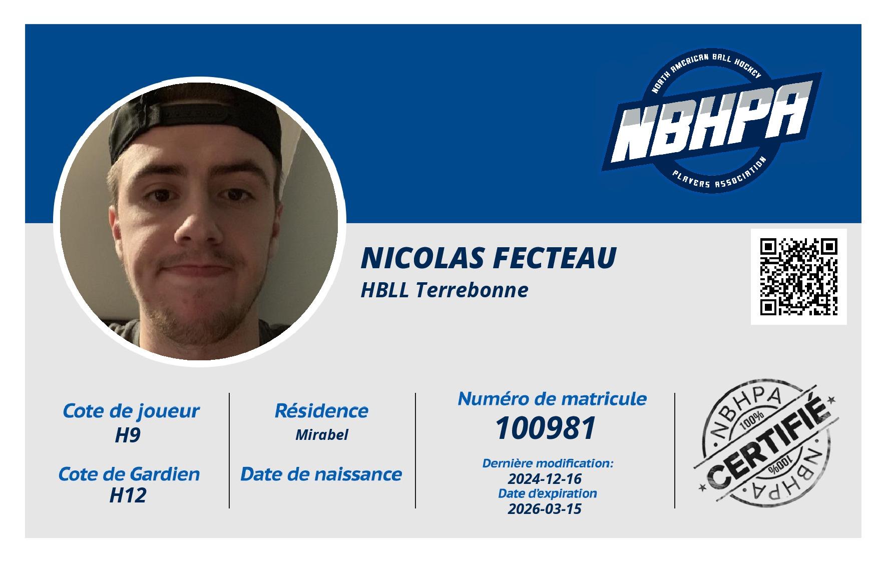 Nicolas Fecteau