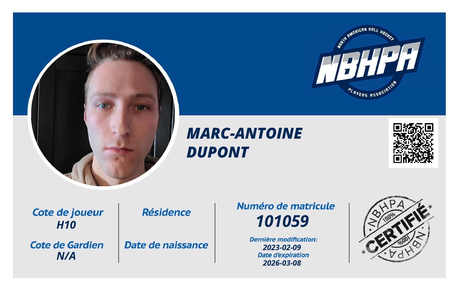 Marc-Antoine Dupont