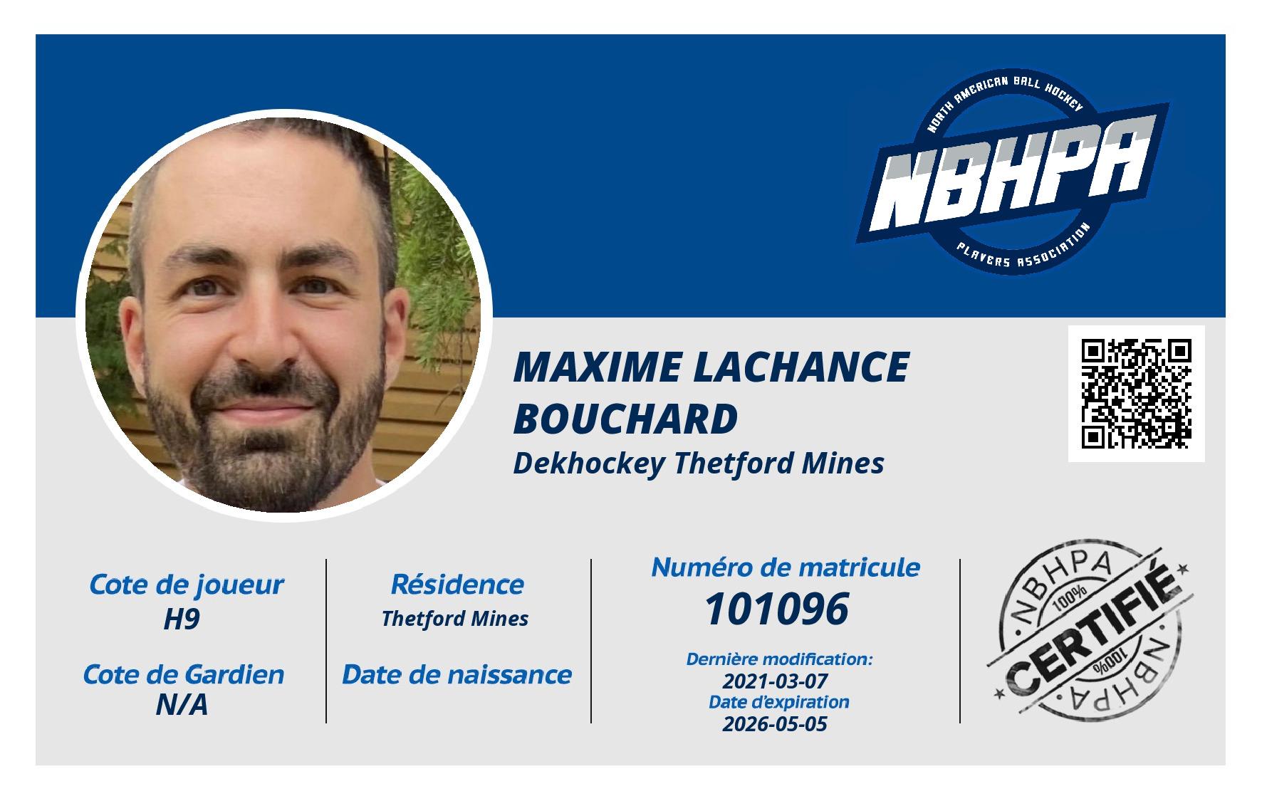 Maxime Lachance Bouchard