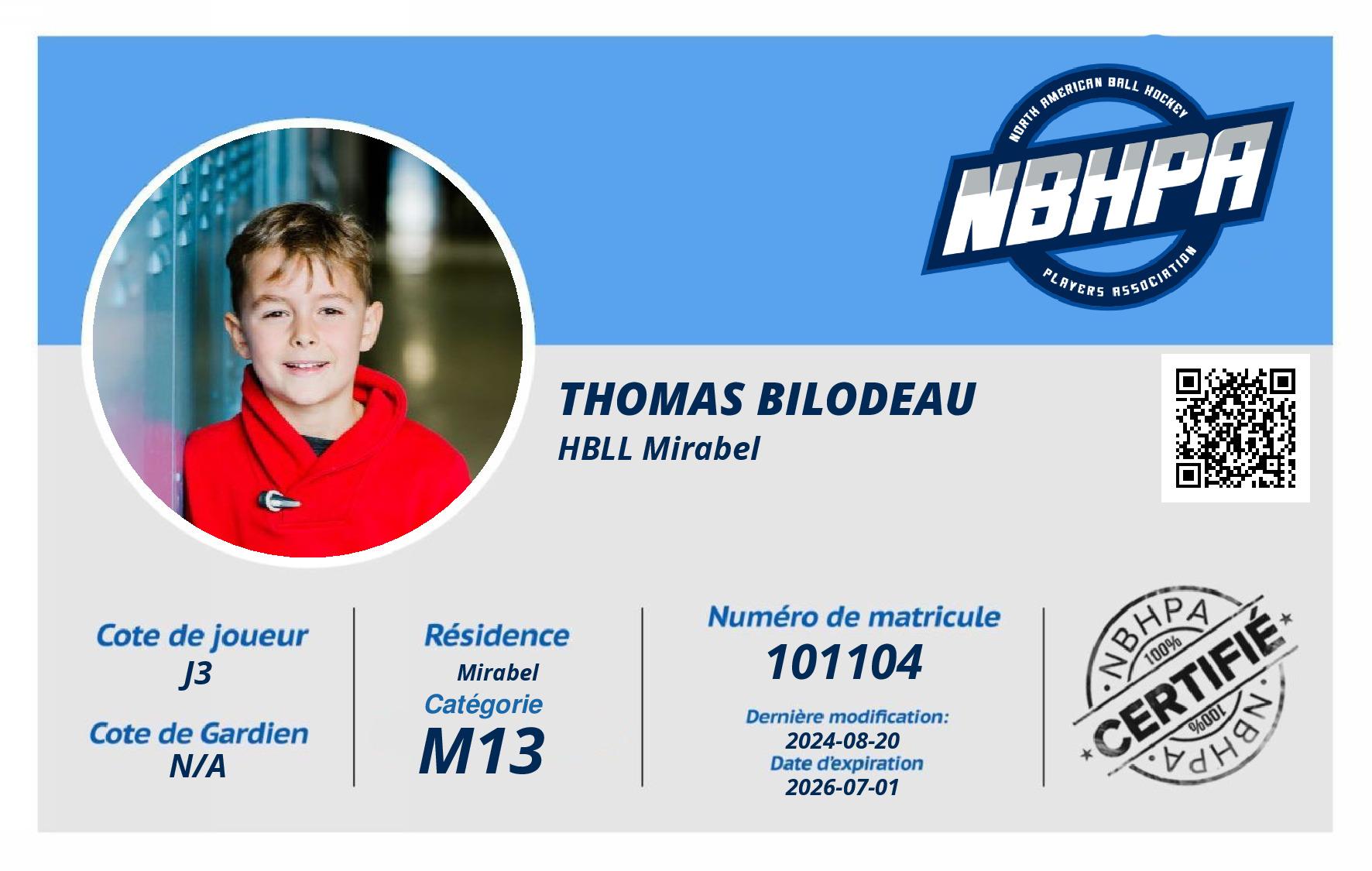 Thomas Bilodeau