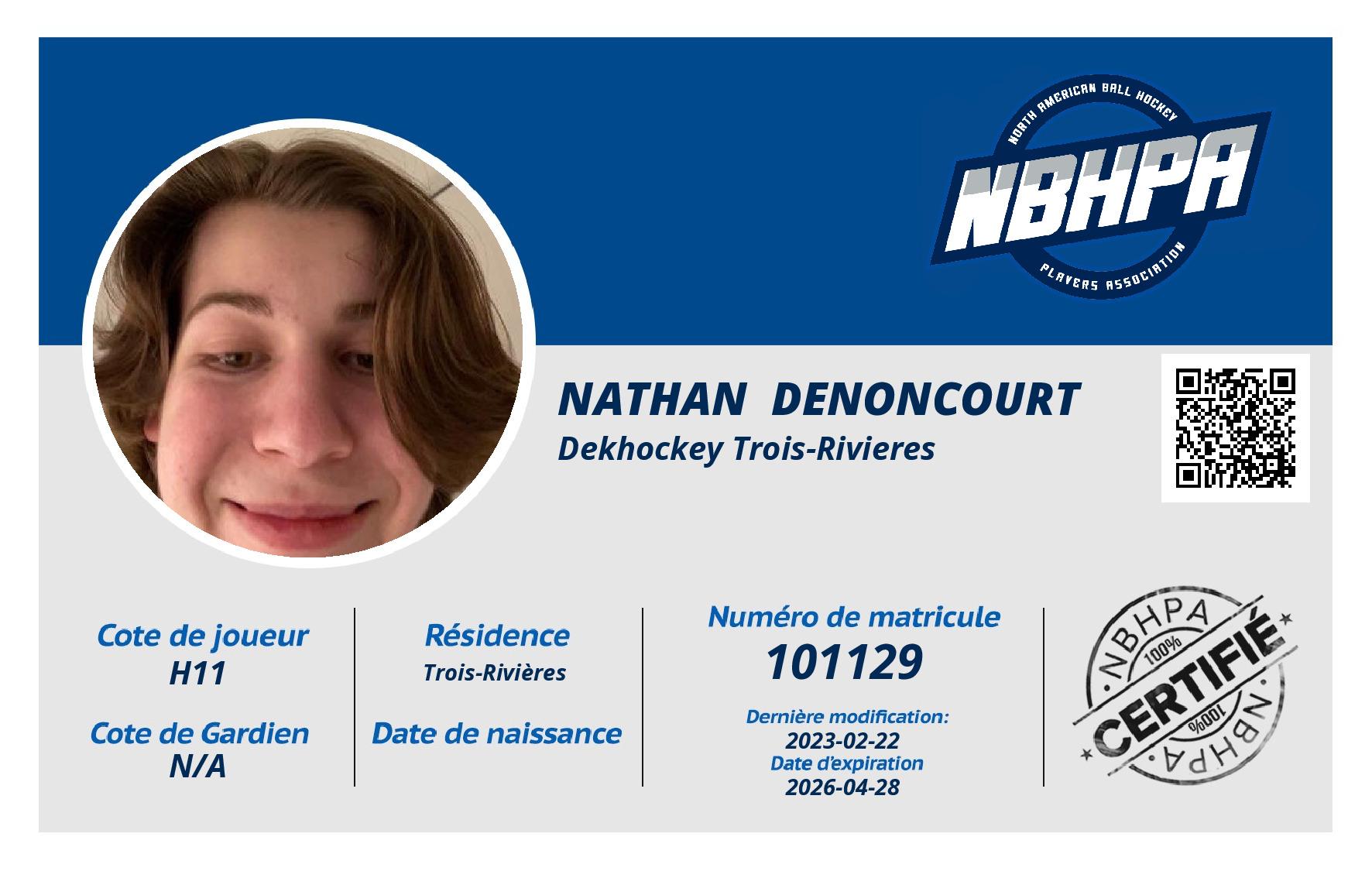 Nathan  Denoncourt 