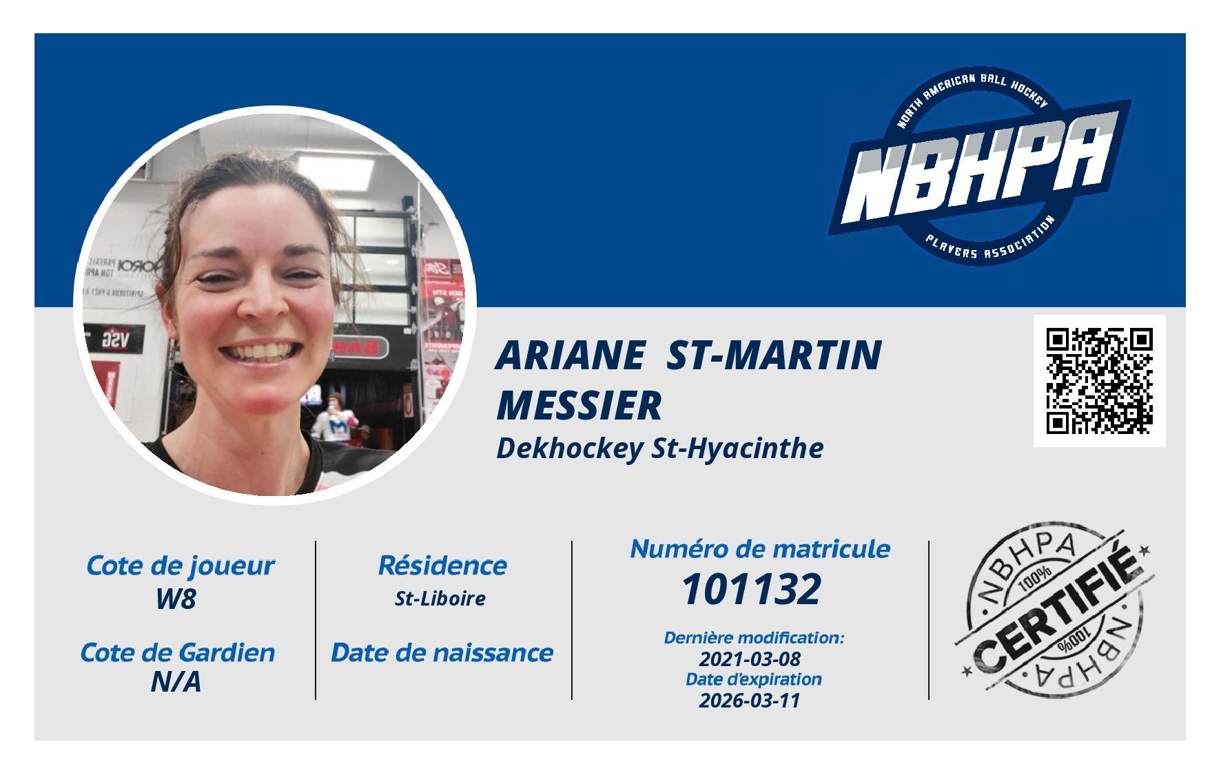 Ariane  St-Martin Messier 