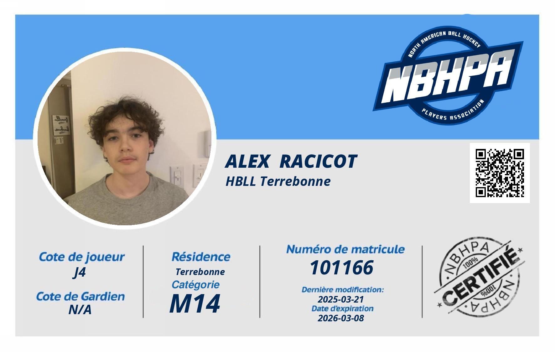 Alex  Racicot 