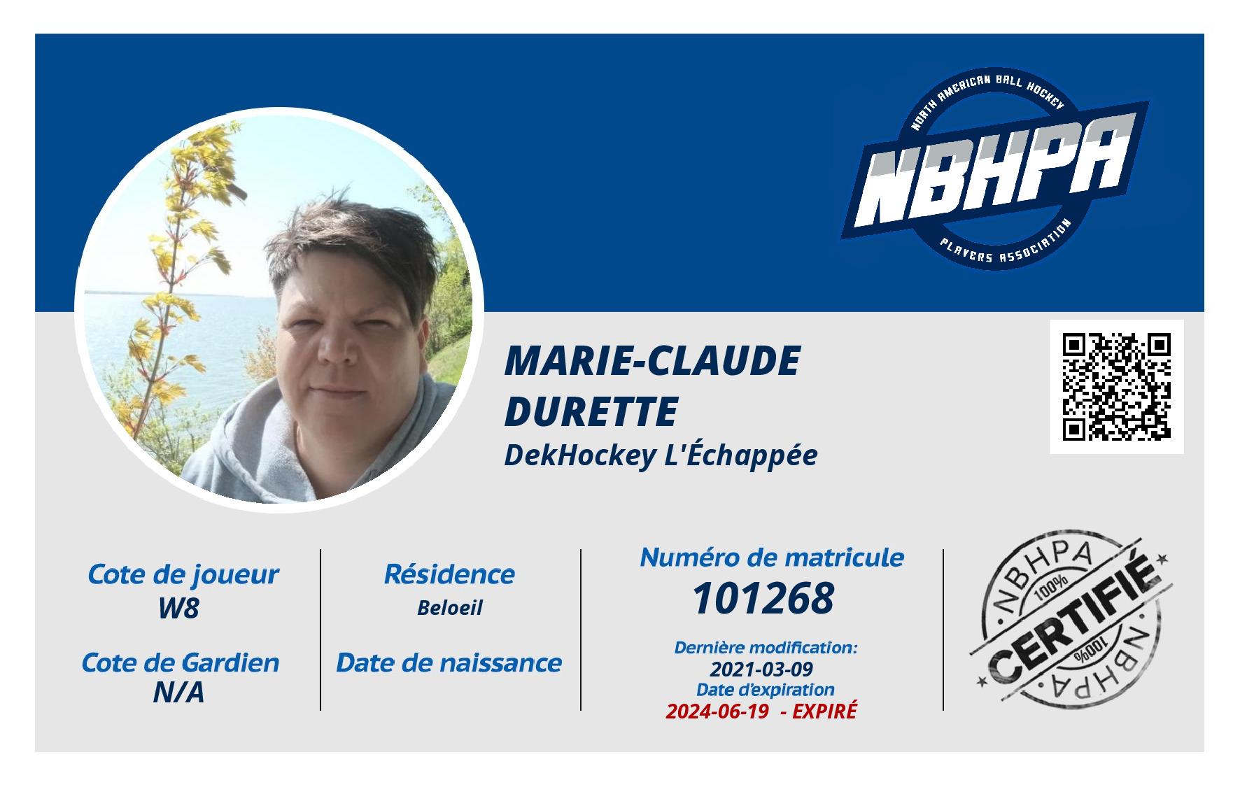 Marie-Claude Durette
