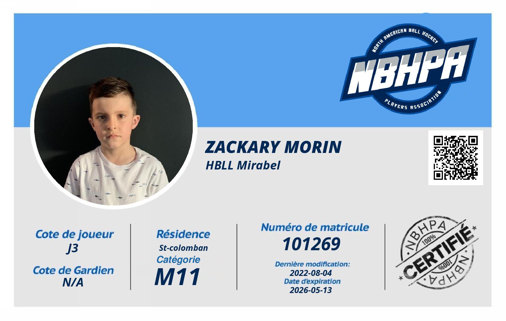 Zackary Morin