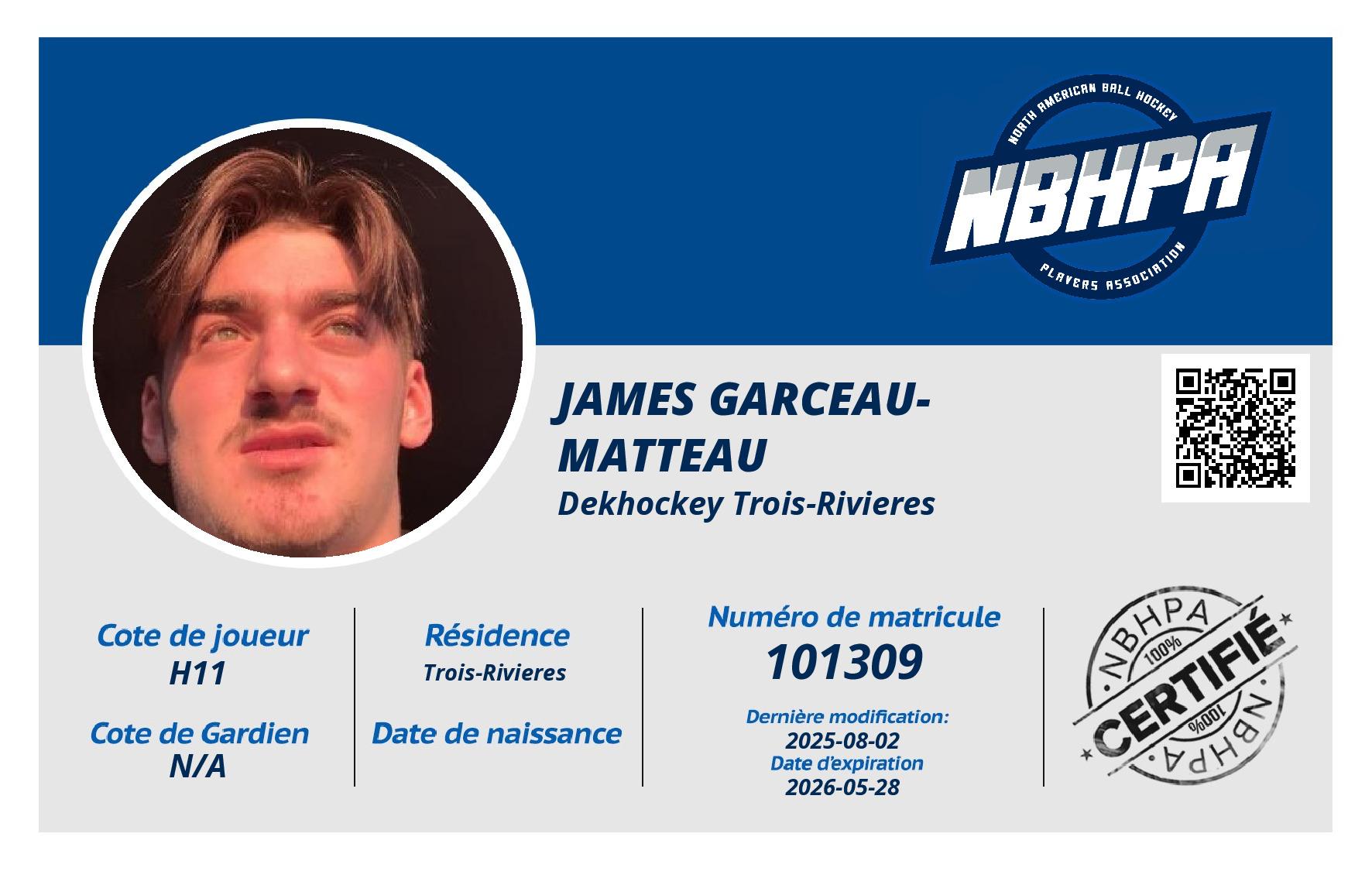 James Garceau-Matteau