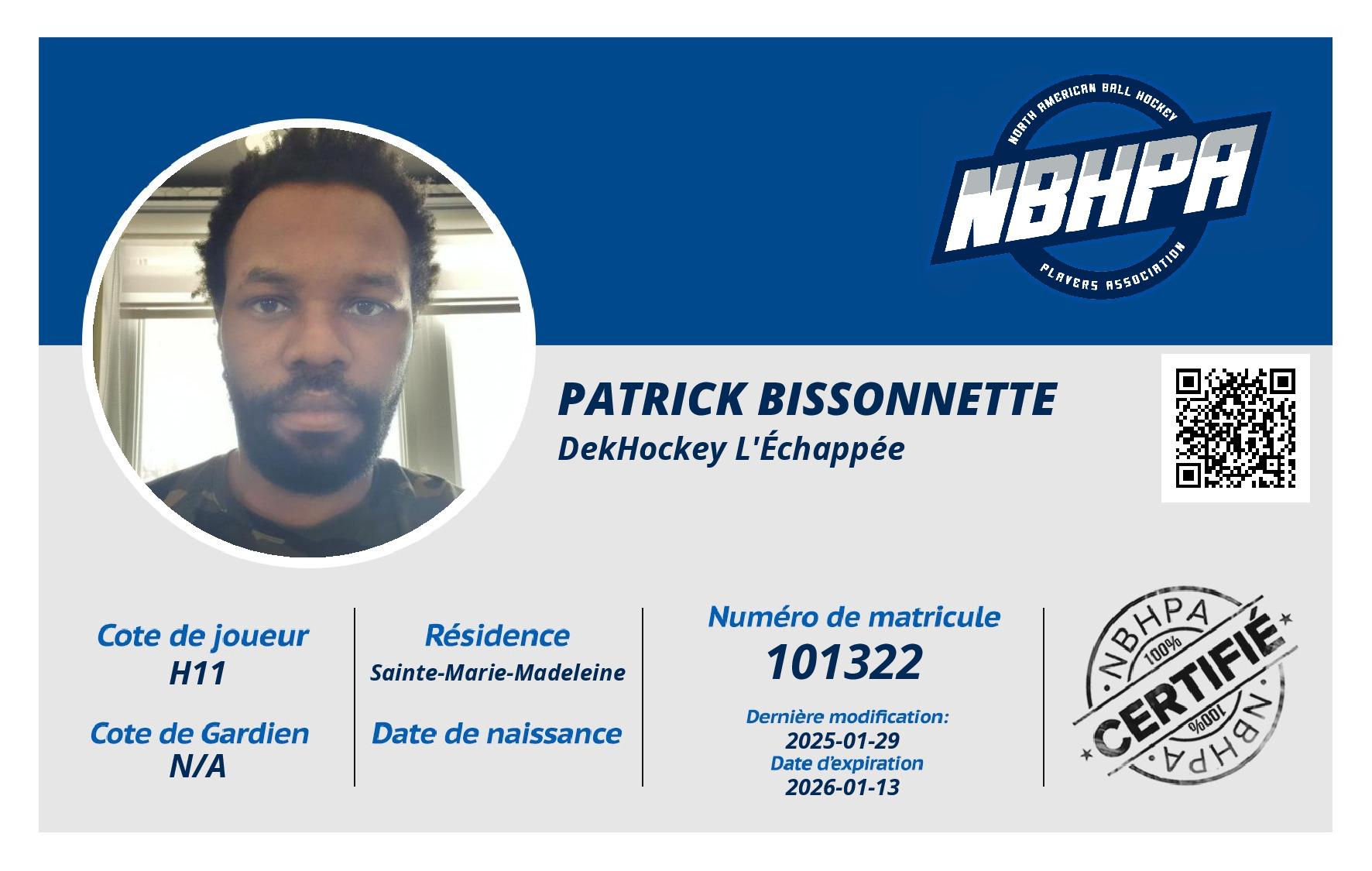 Patrick Bissonnette