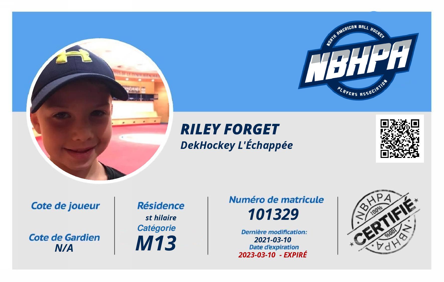 Riley Forget