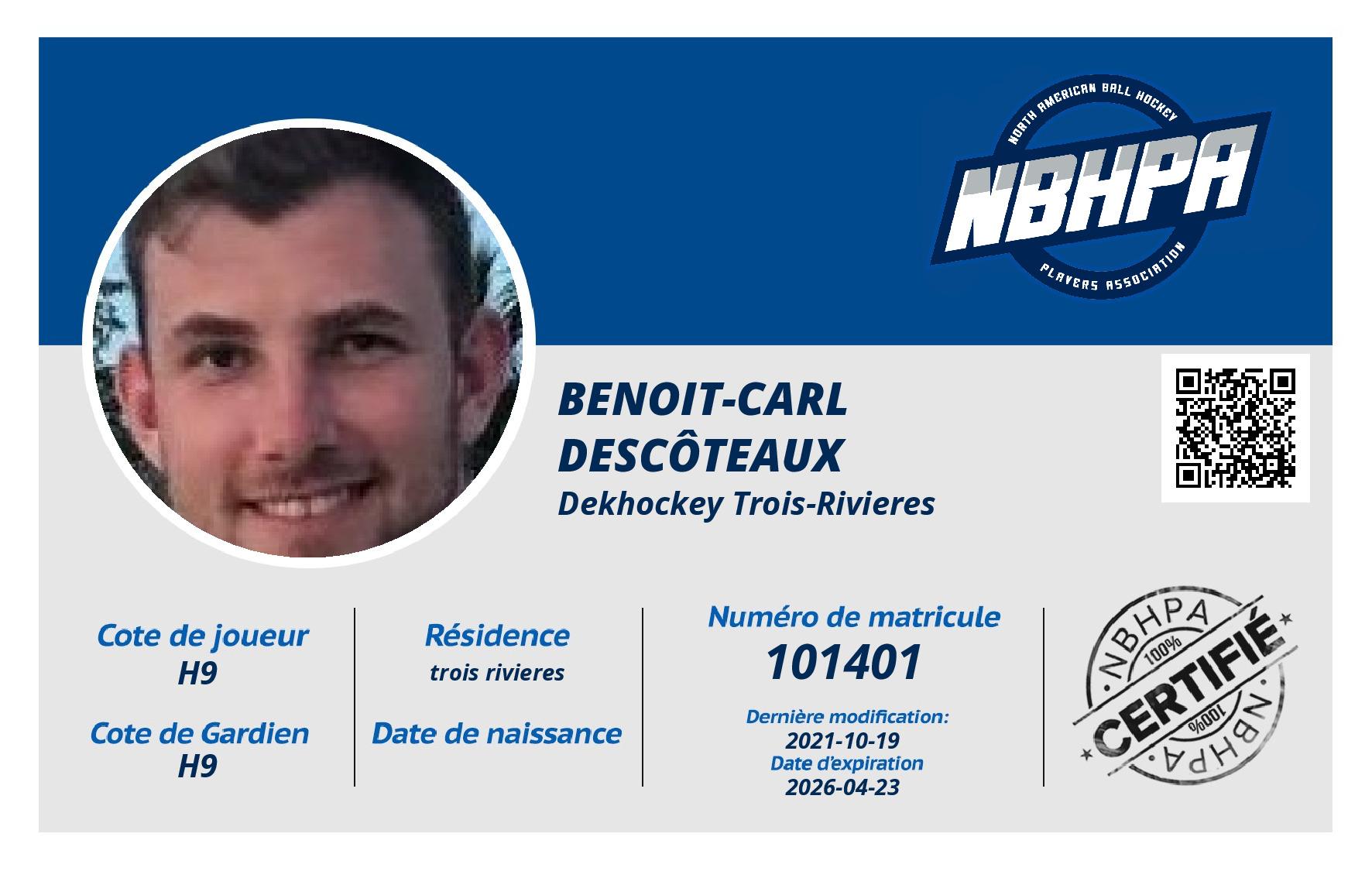 Benoit-Carl Descôteaux