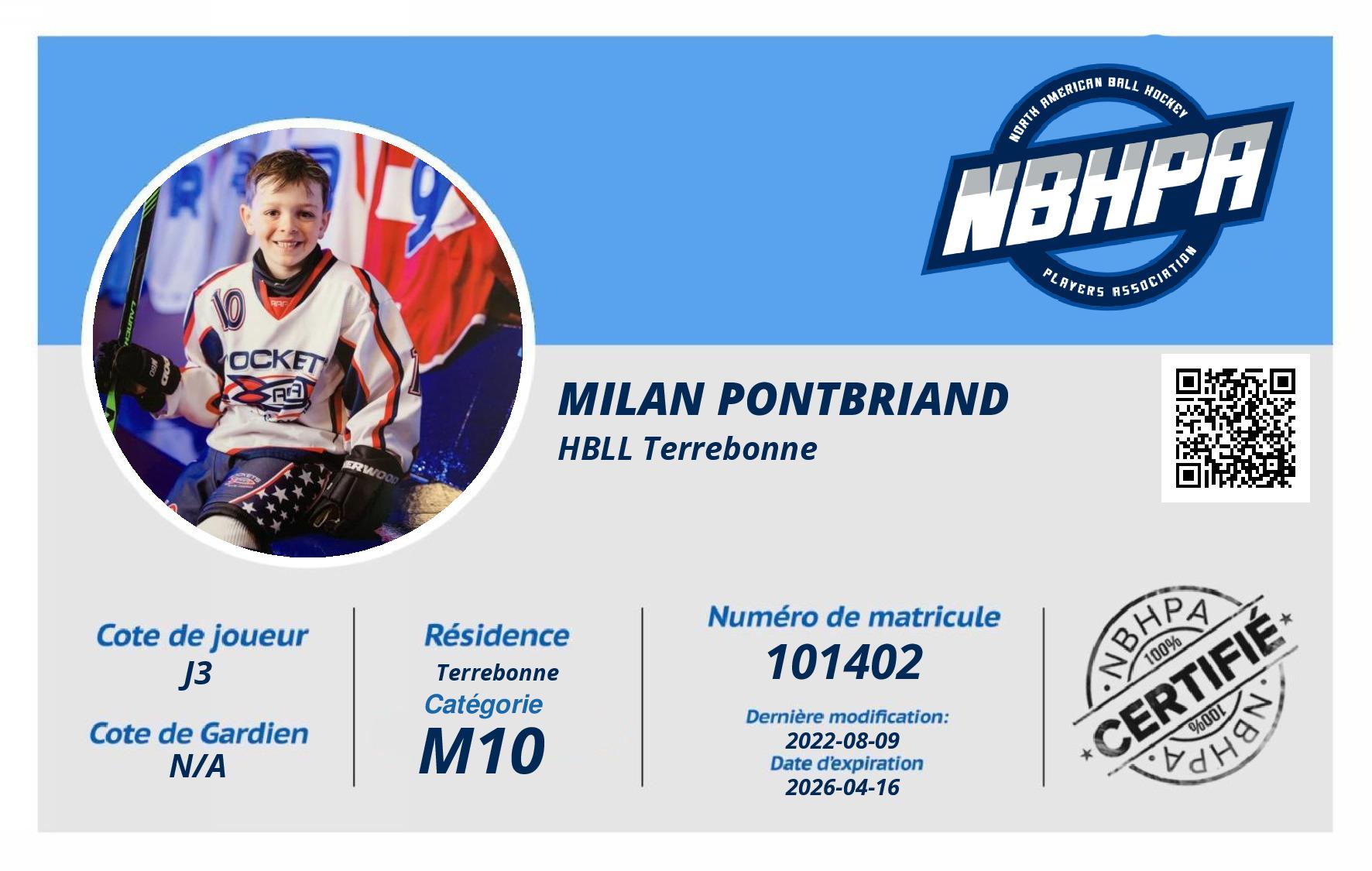 Milan Pontbriand
