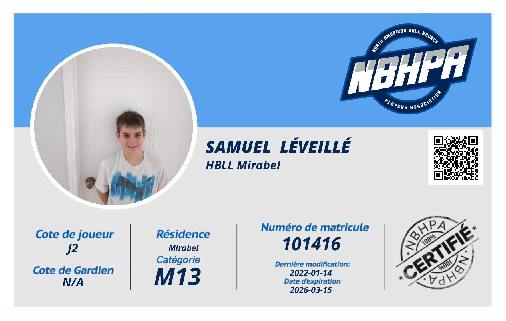 Samuel  Léveillé 