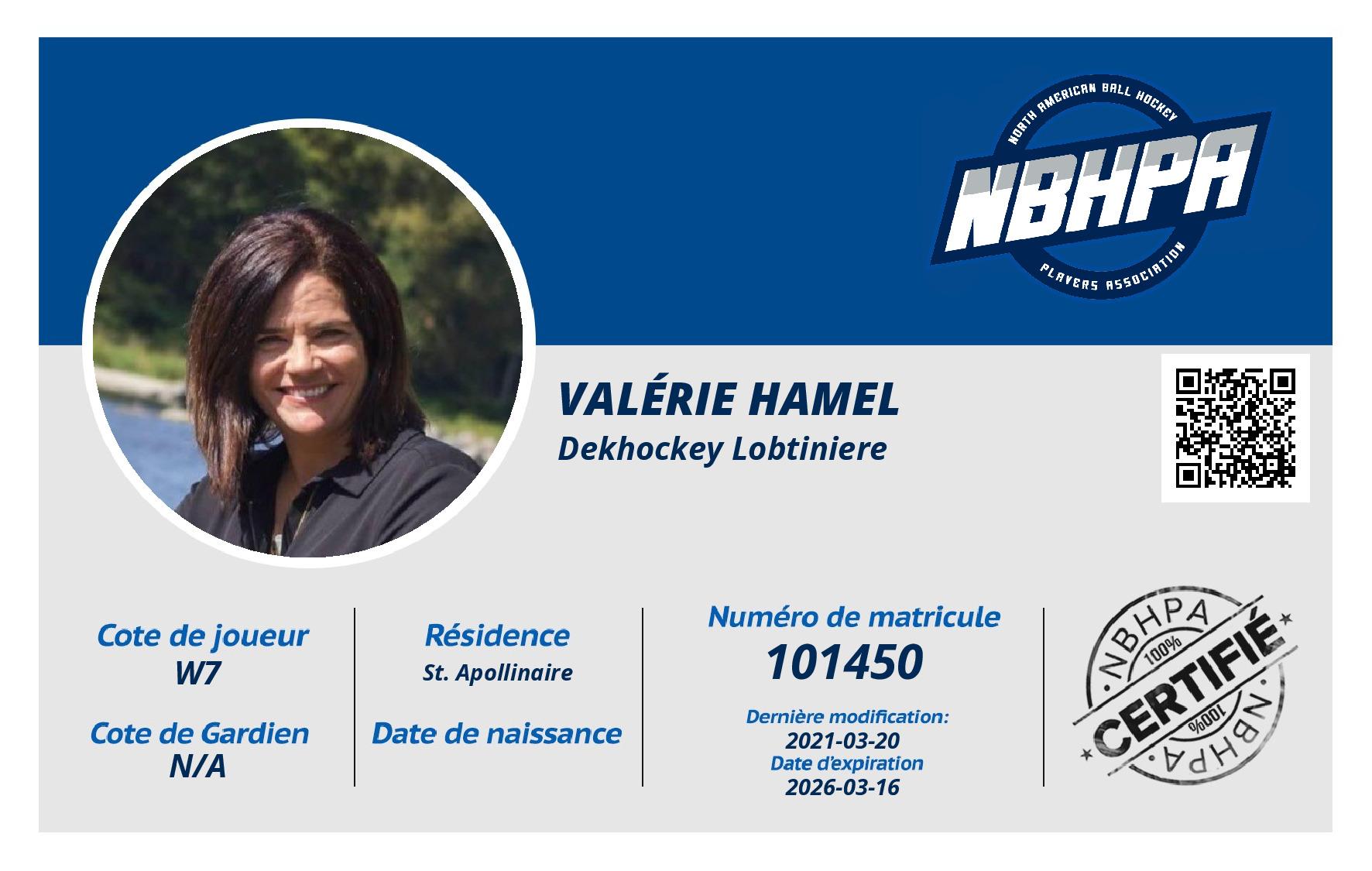 Valérie Hamel