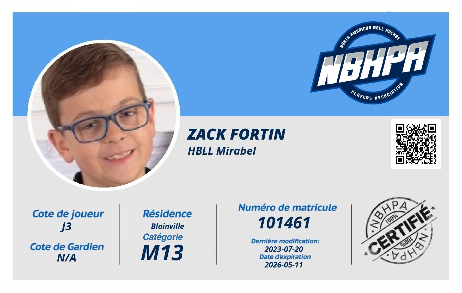 Zack Fortin