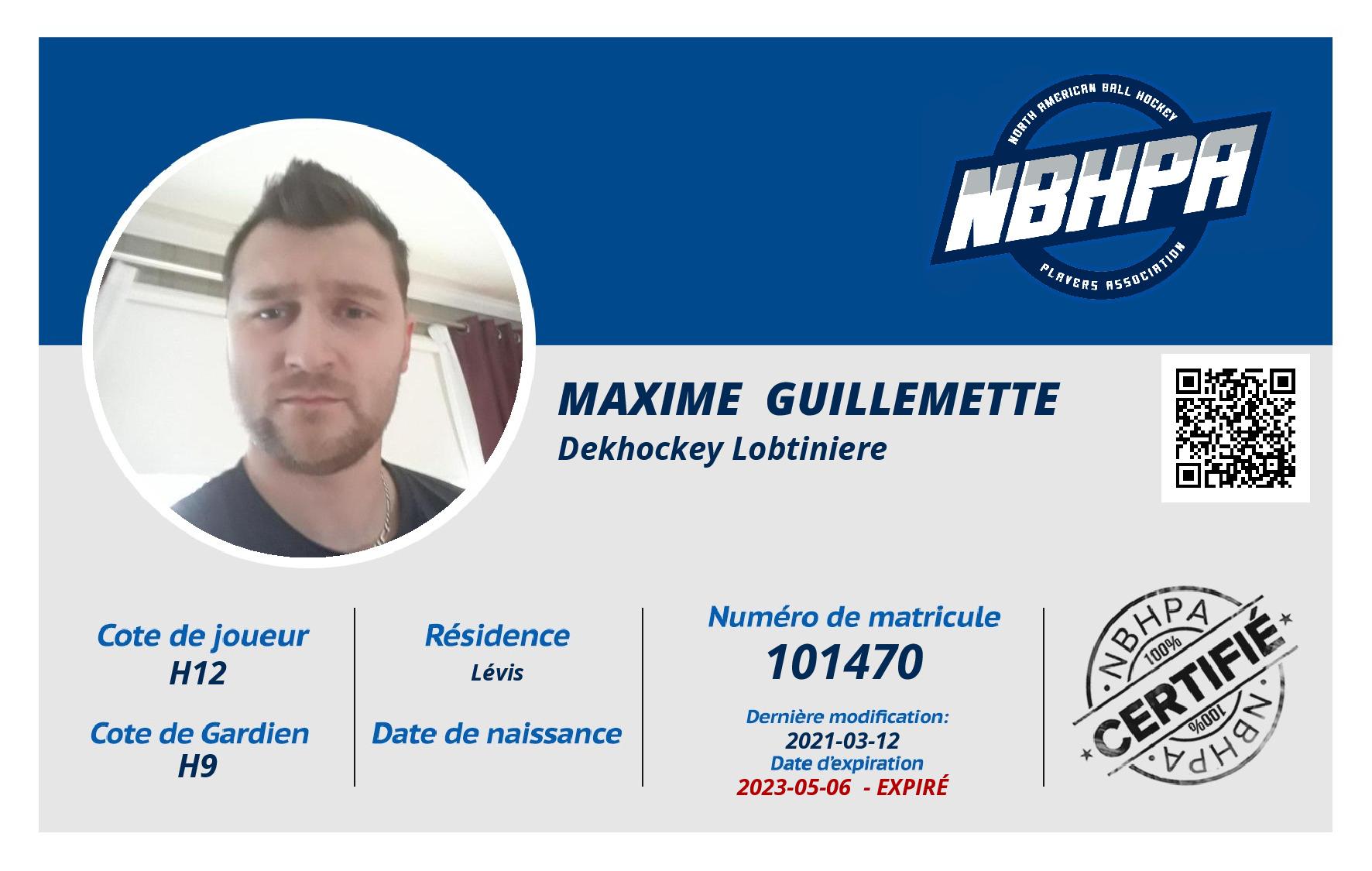 Maxime  Guillemette