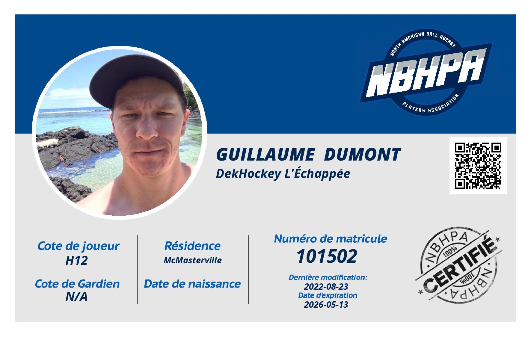 Guillaume  Dumont