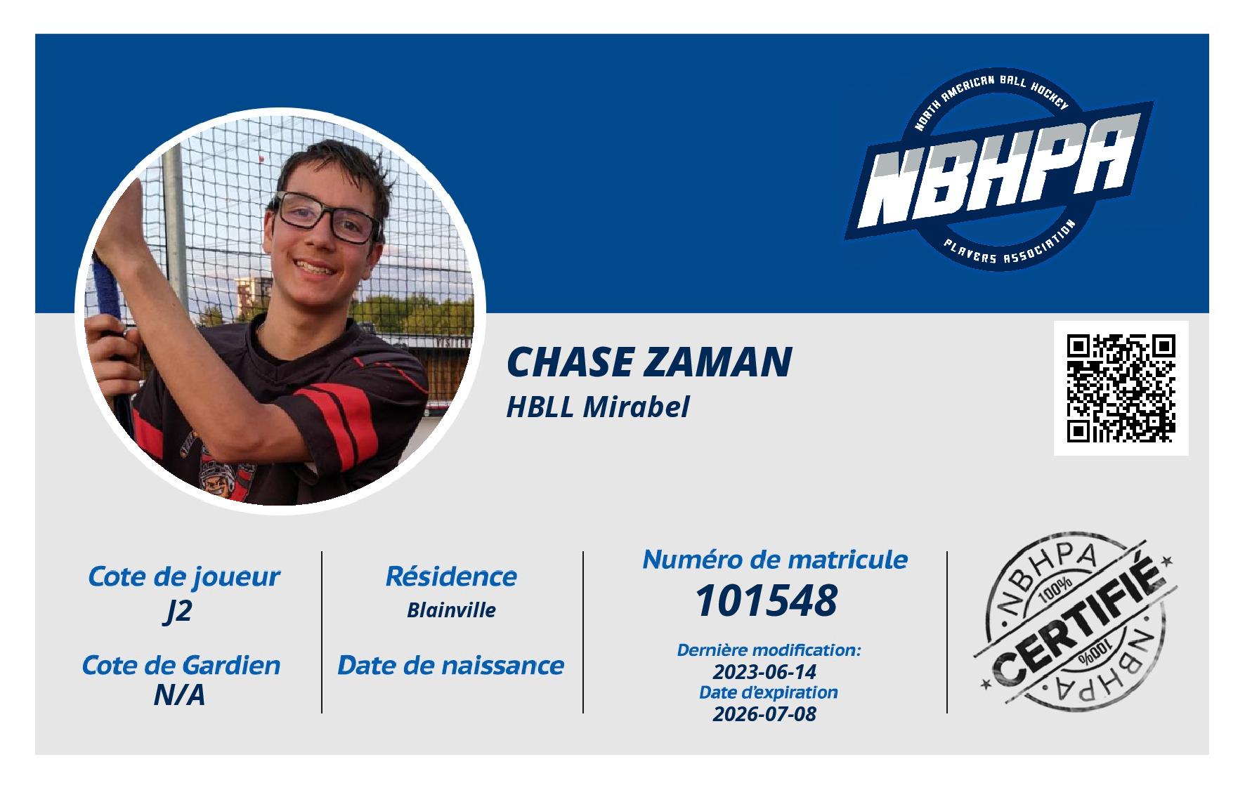 Chase Zaman