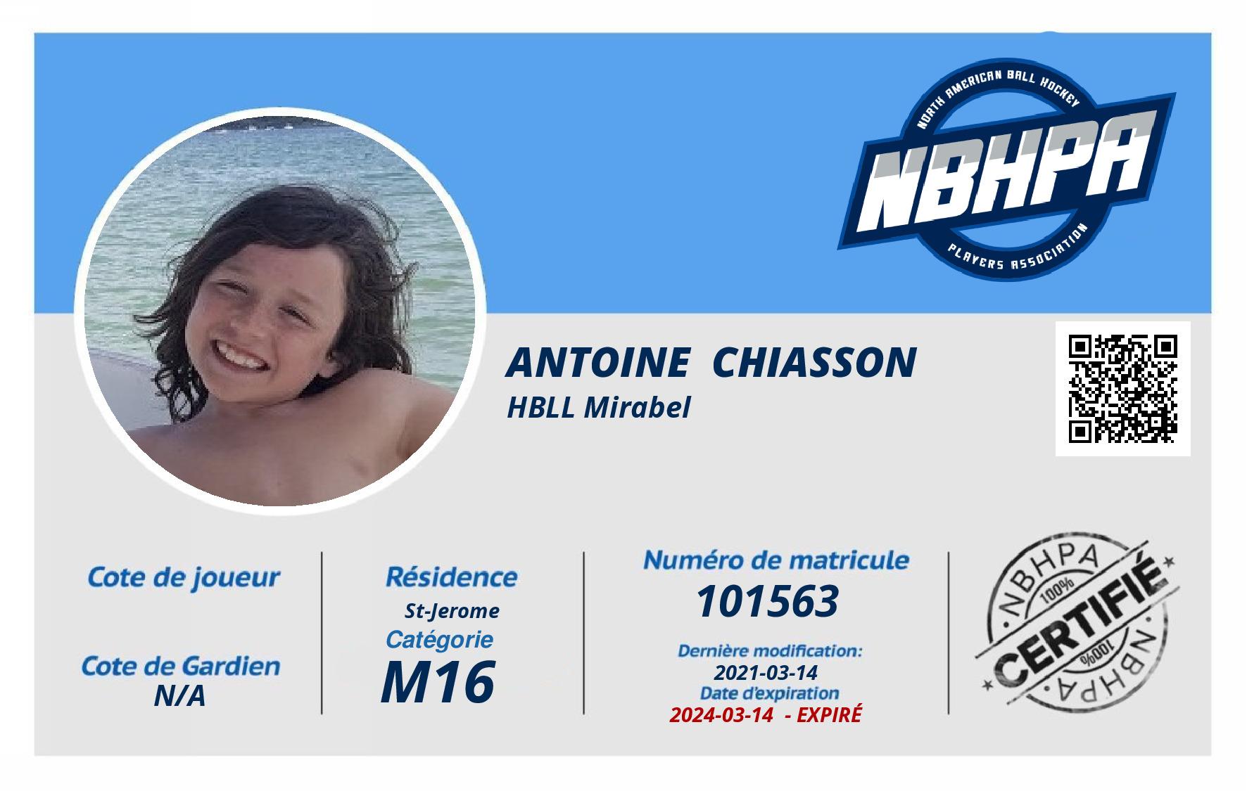 Antoine  Chiasson 