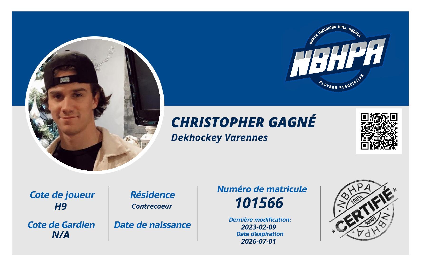 Christopher Gagné