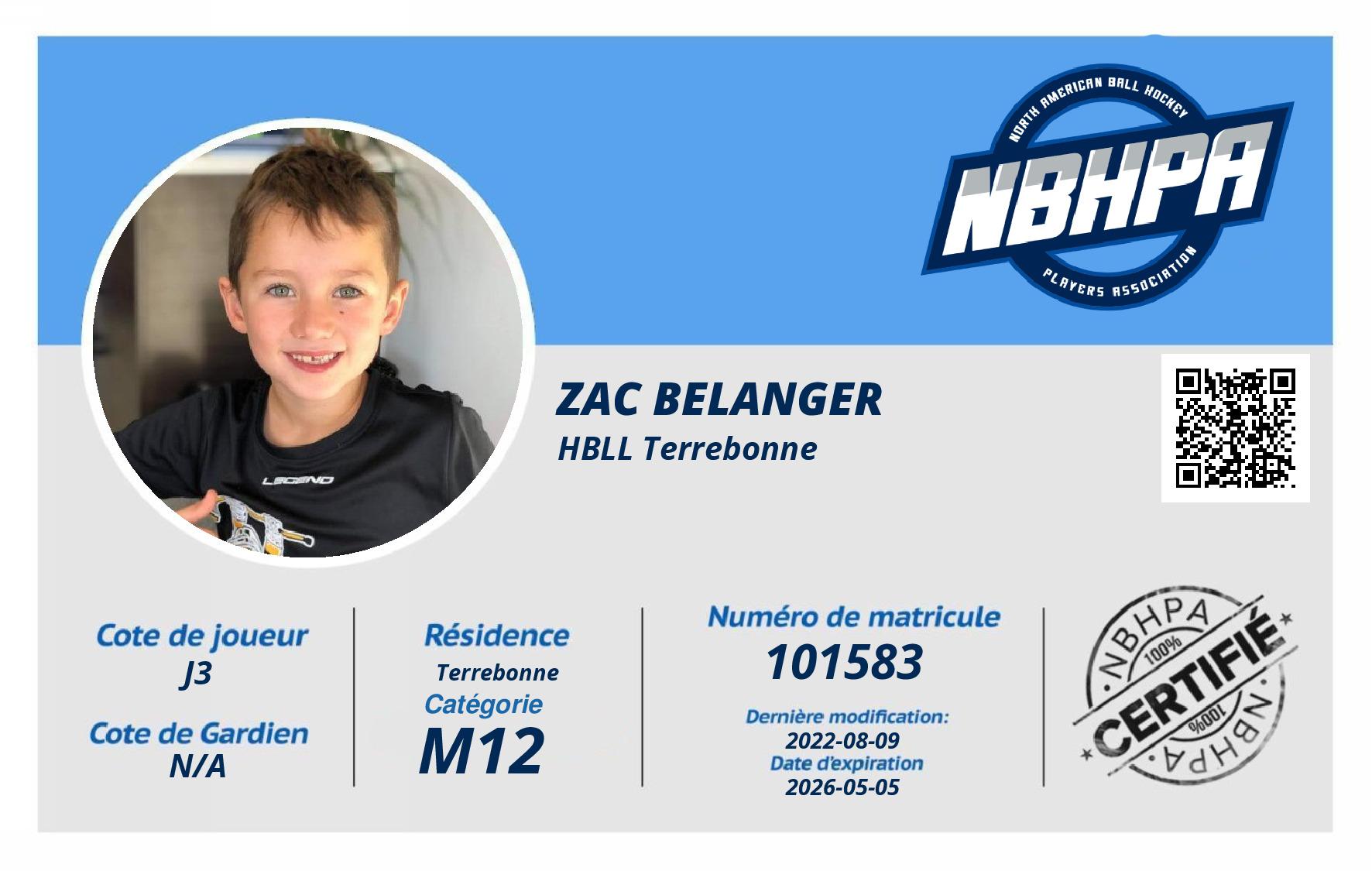 Zac Belanger