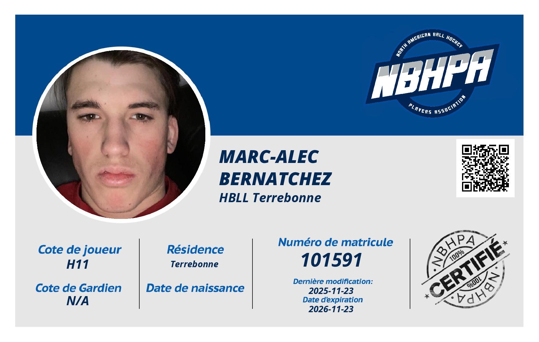 Marc-Alec Bernatchez 