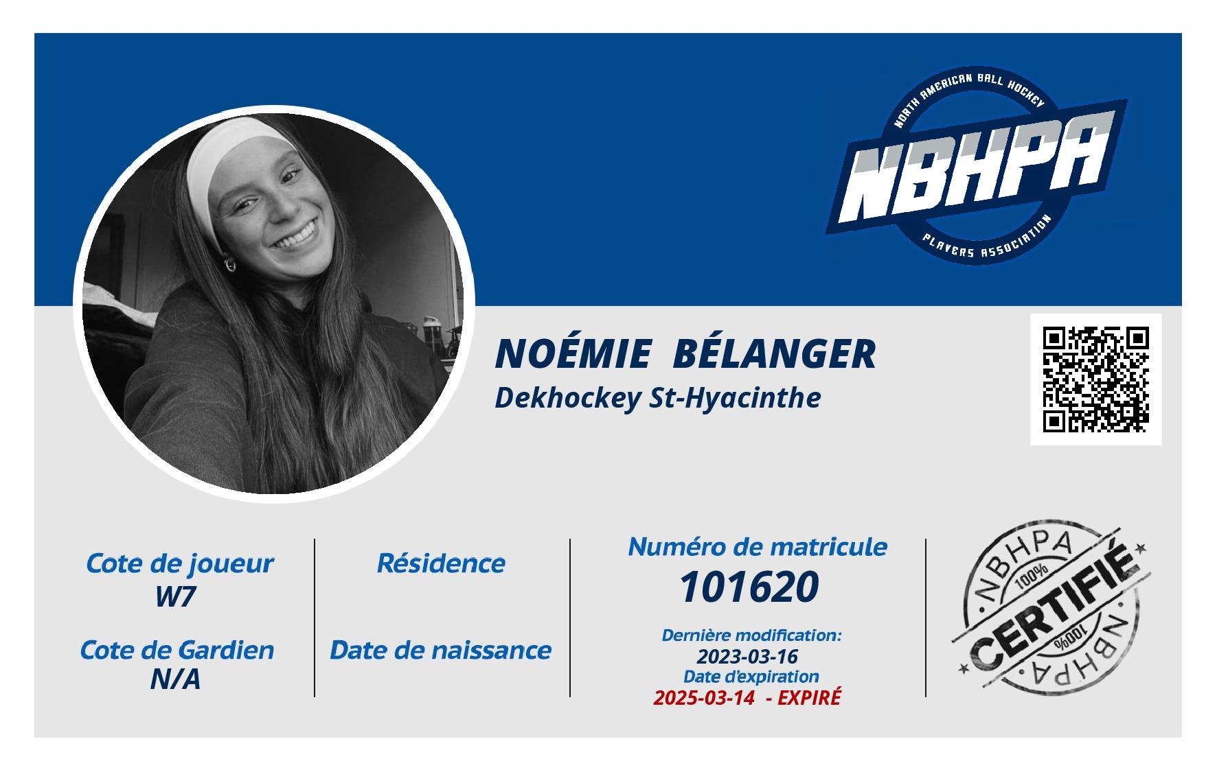 Noémie  Bélanger