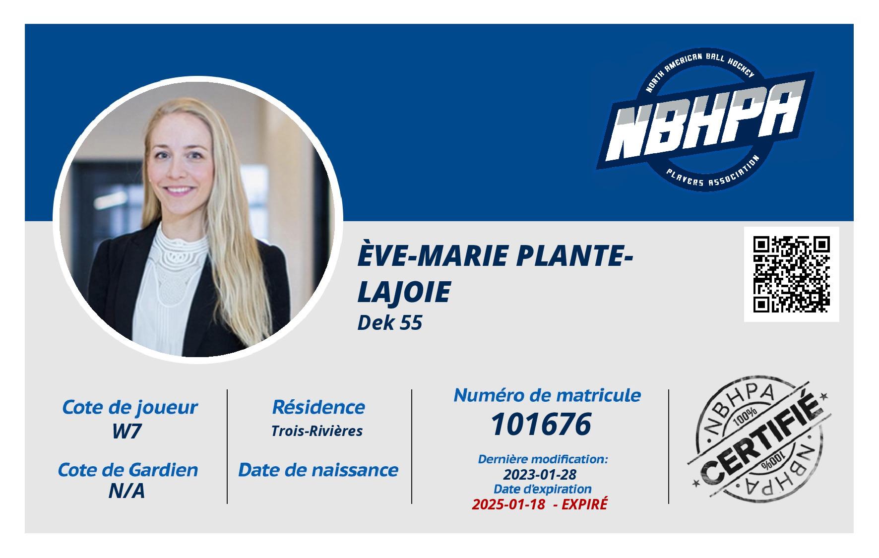 Ève-Marie Plante-Lajoie
