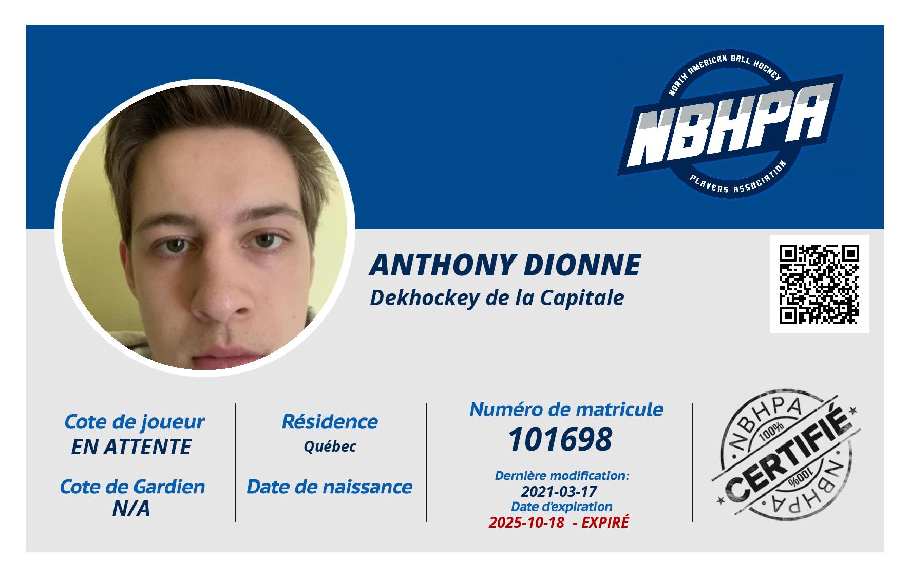 Anthony Dionne