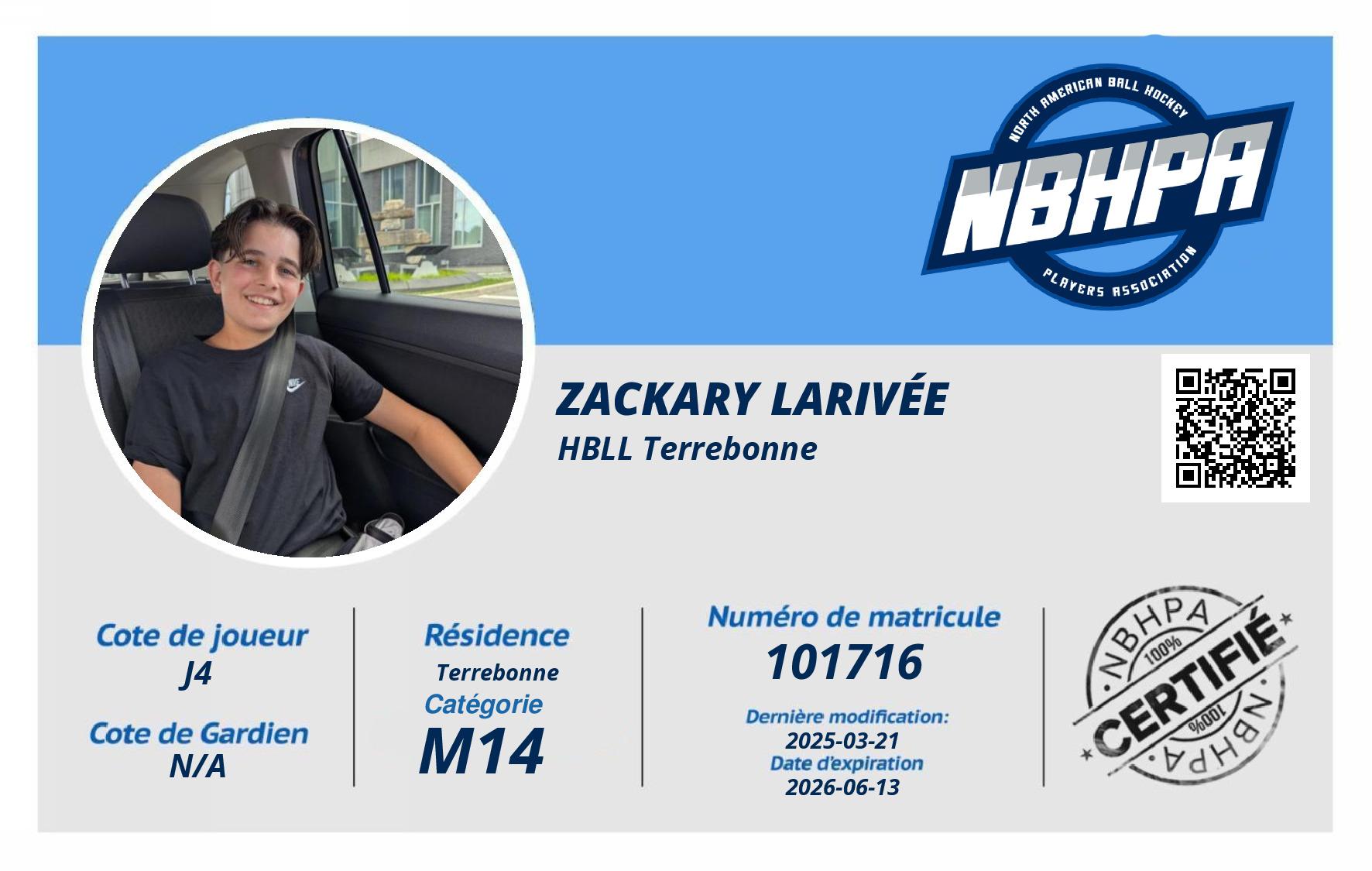 Zackary Larivée