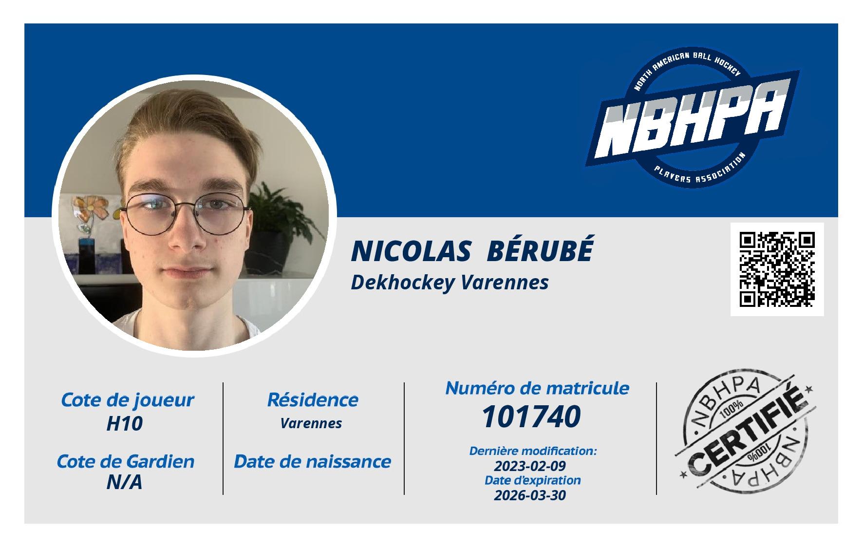 Nicolas  Bérubé