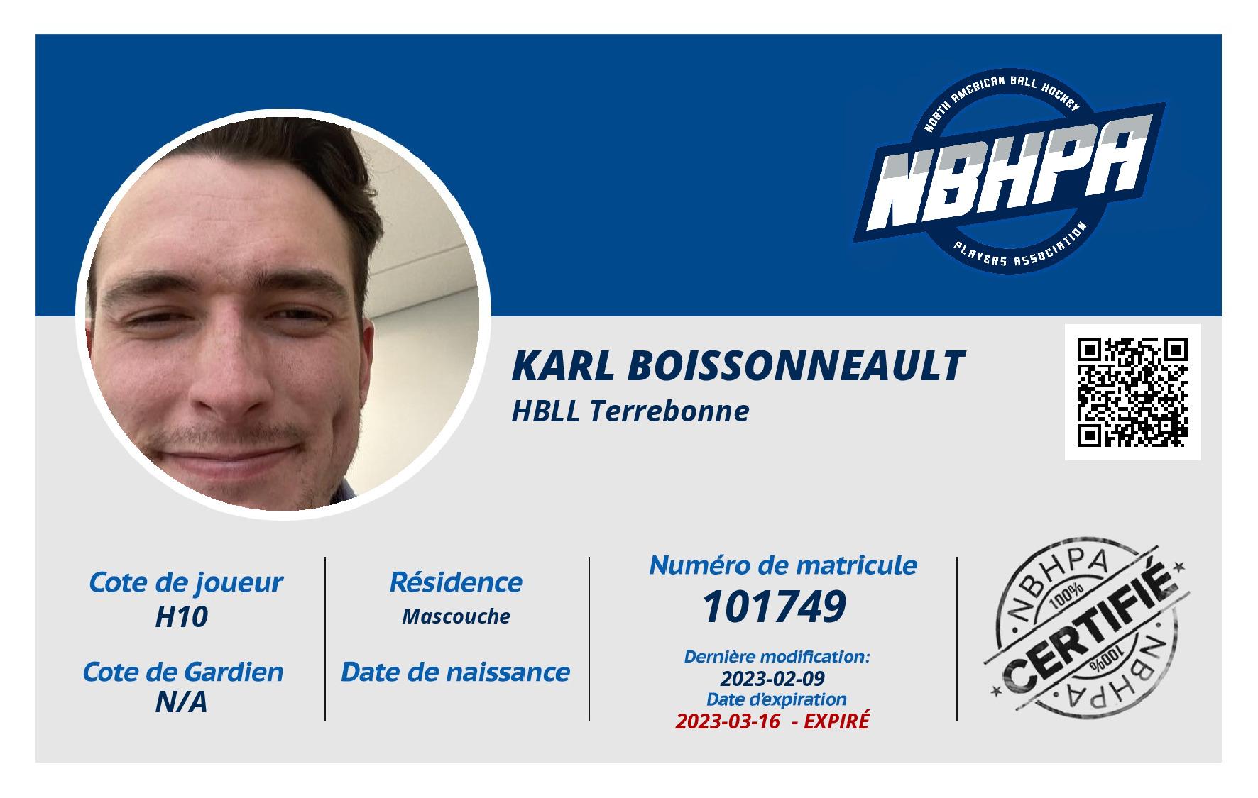Karl Boissonneault
