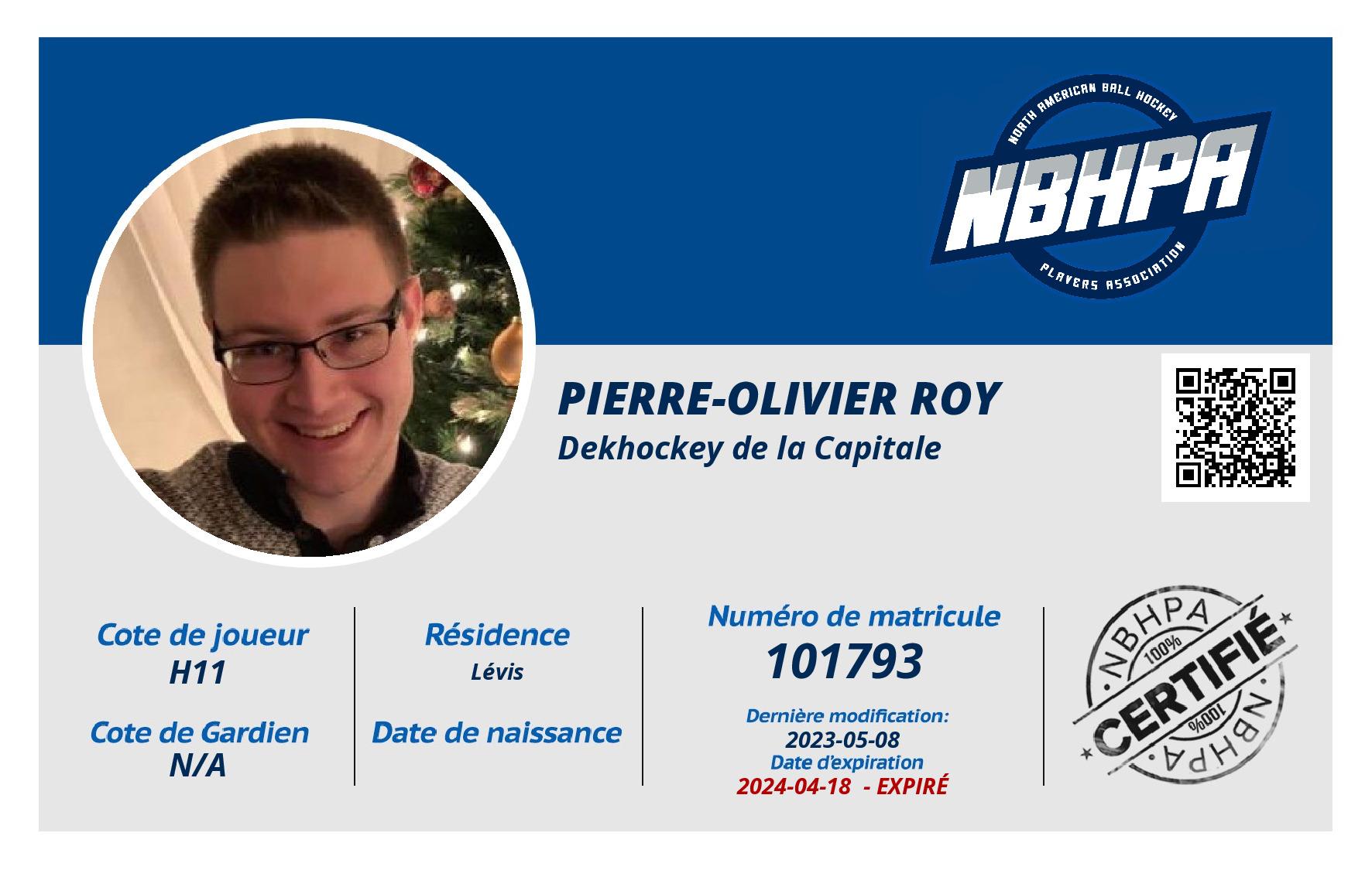 Pierre-Olivier Roy