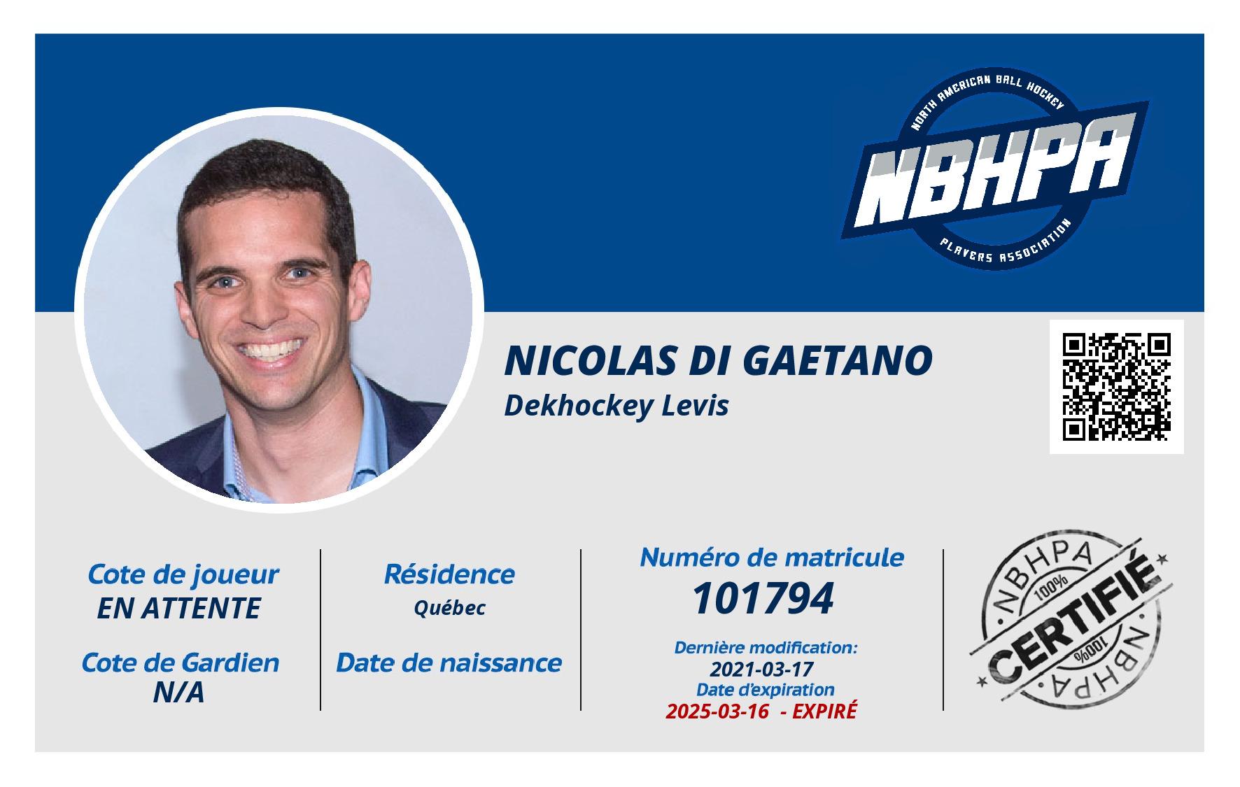 Nicolas Di Gaetano