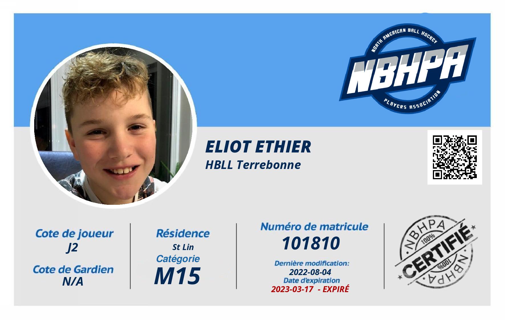 Eliot Ethier
