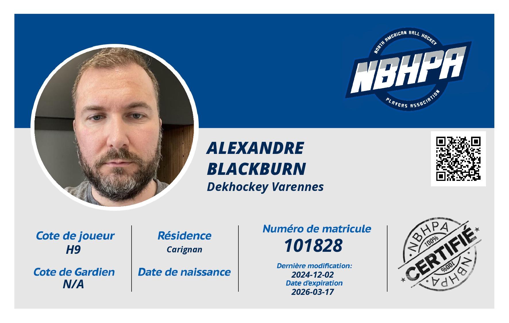 Alexandre Blackburn