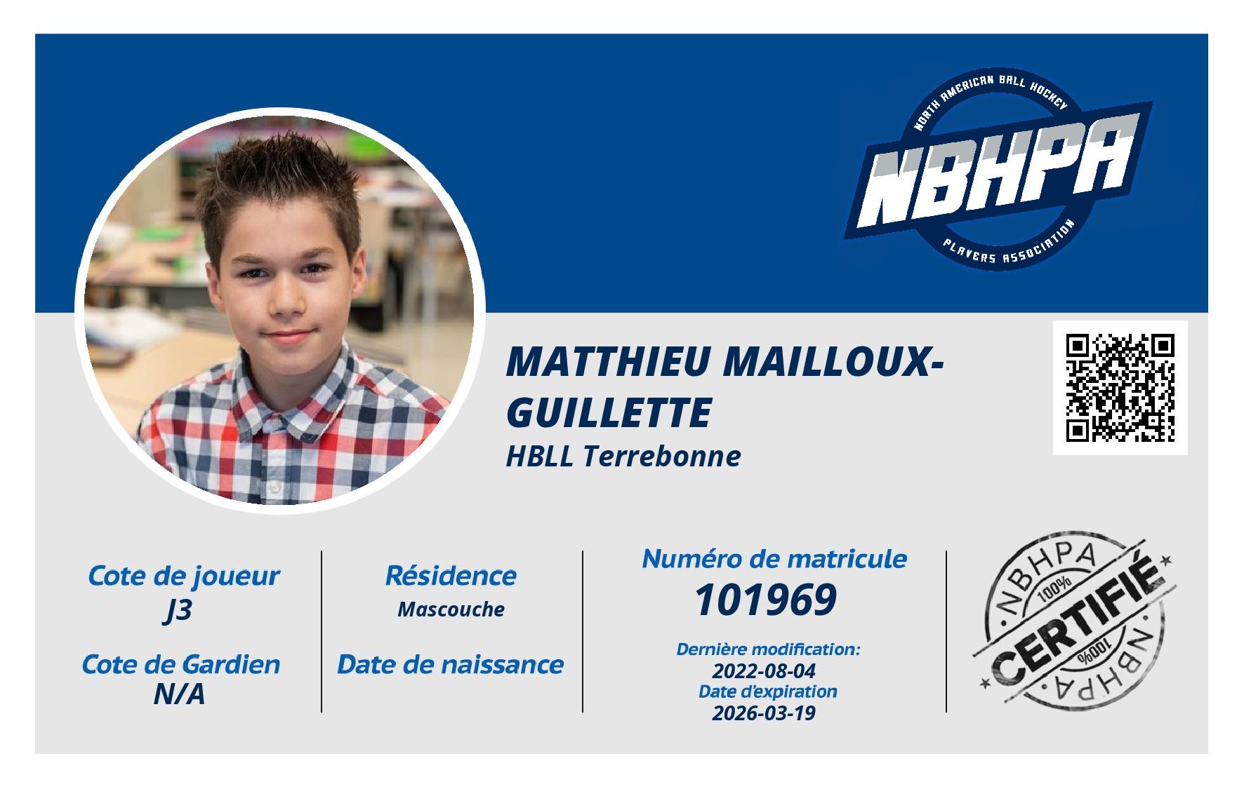 Matthieu Mailloux-Guillette
