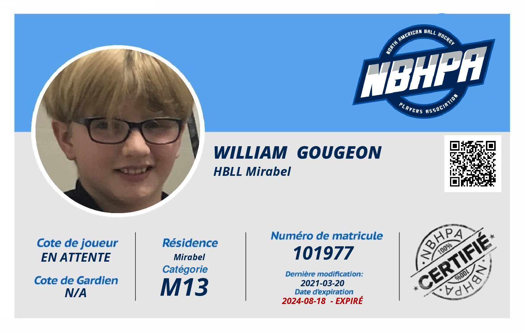 William  gougeon