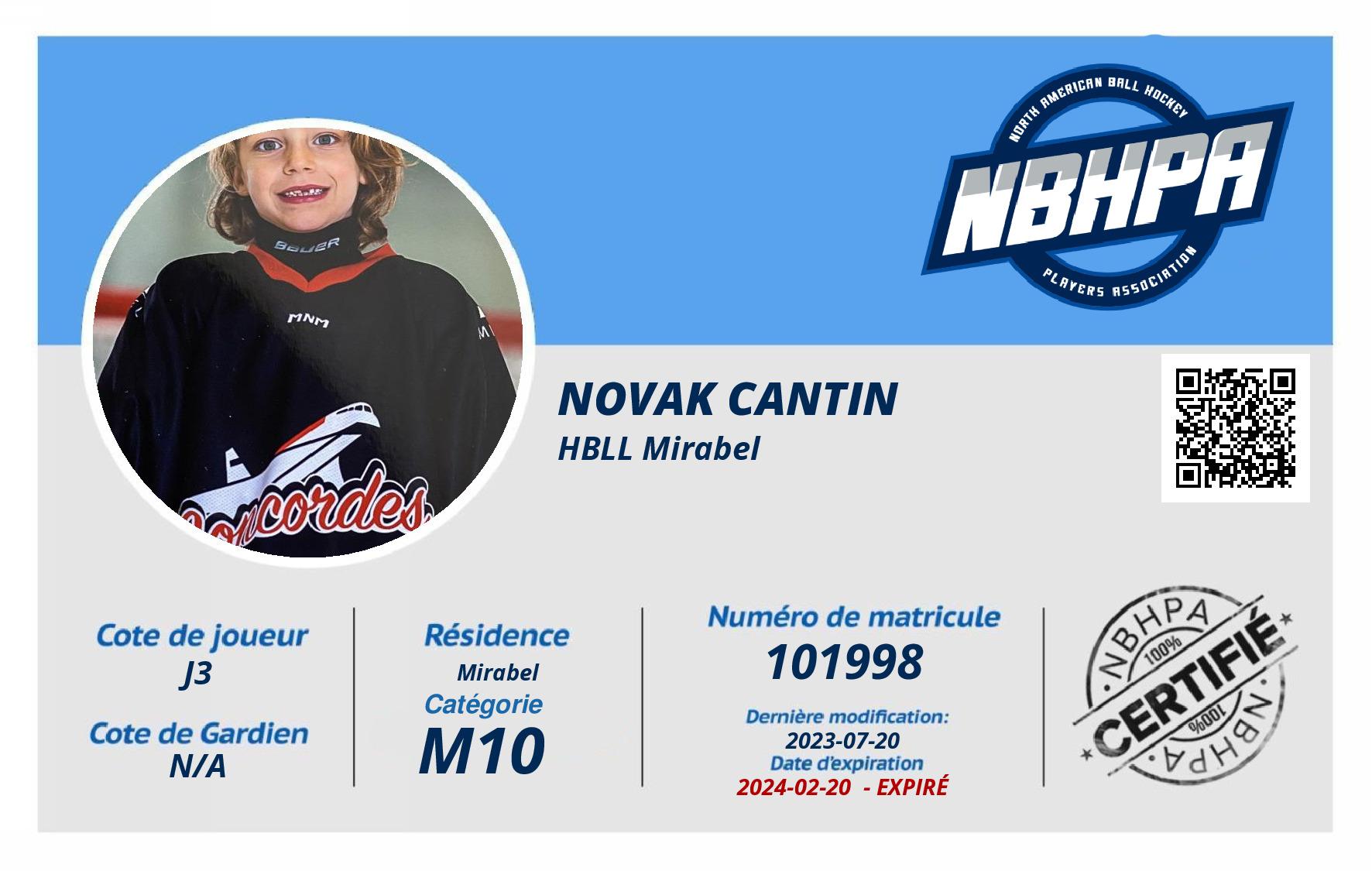 Novak Cantin