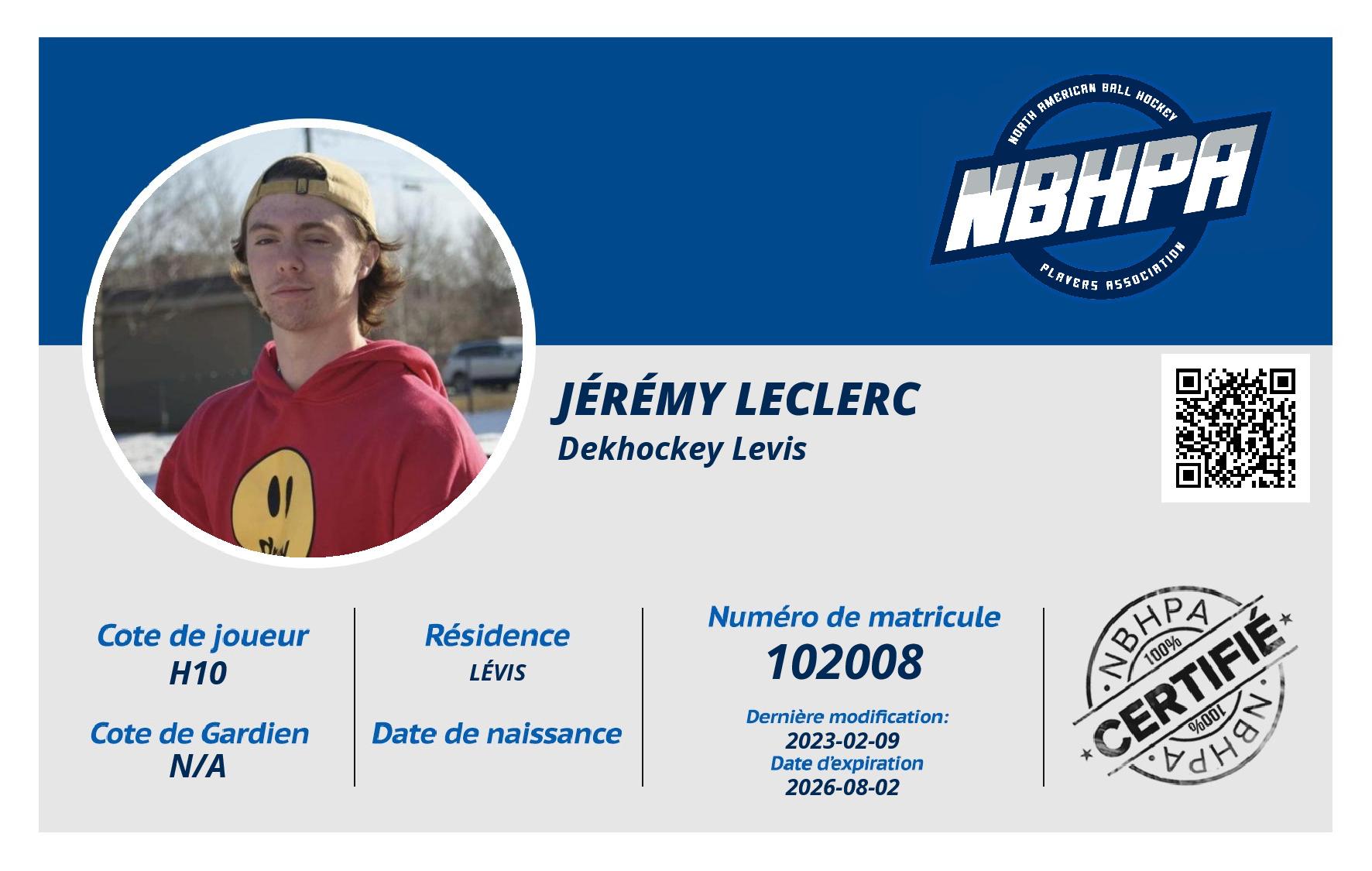 Jérémy Leclerc