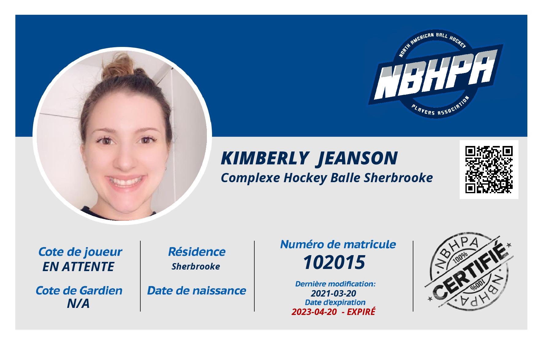 Kimberly  Jeanson