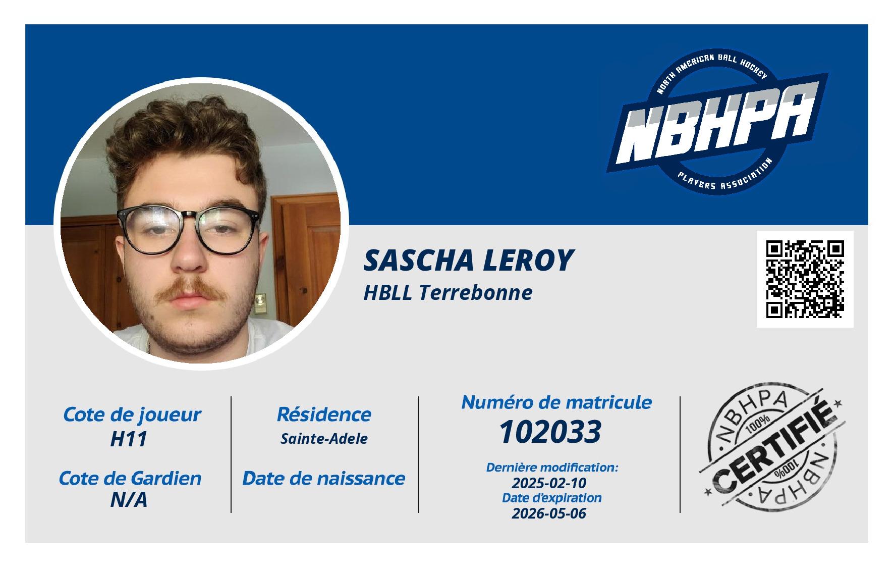 Sascha Leroy