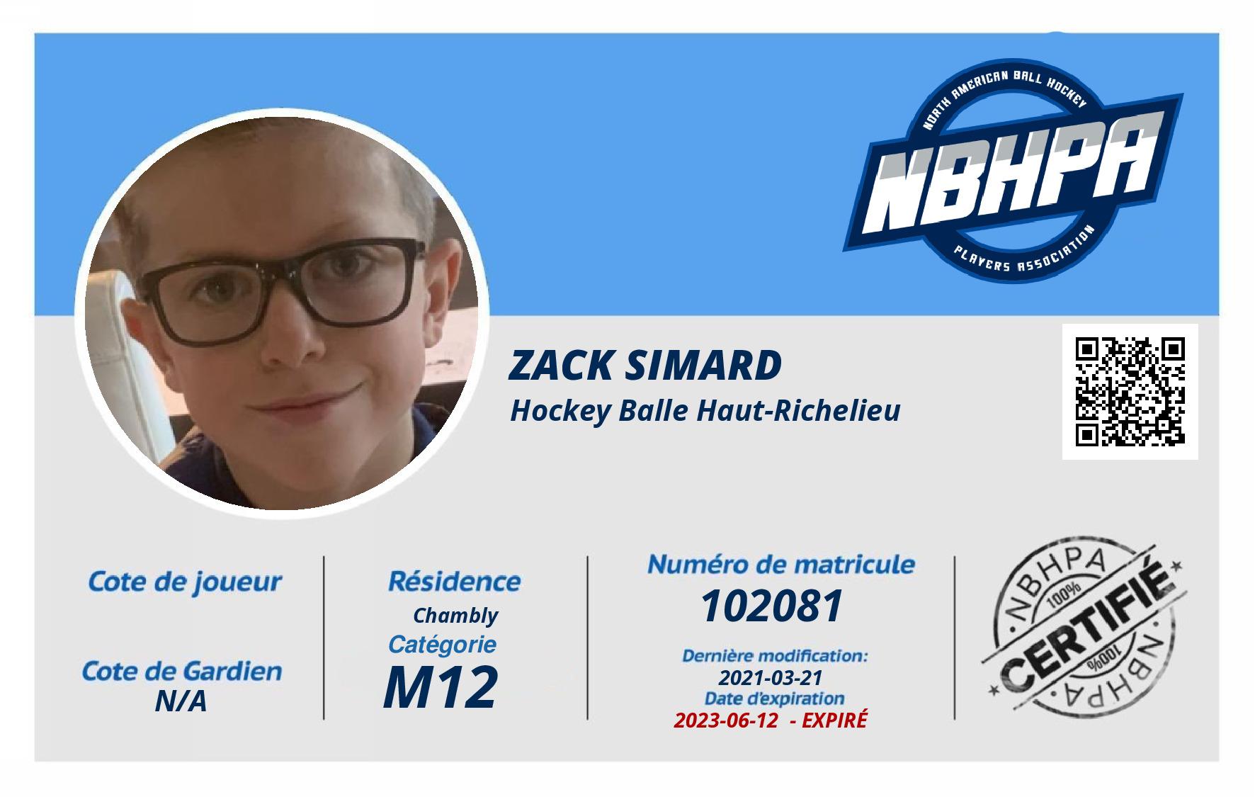 Zack Simard