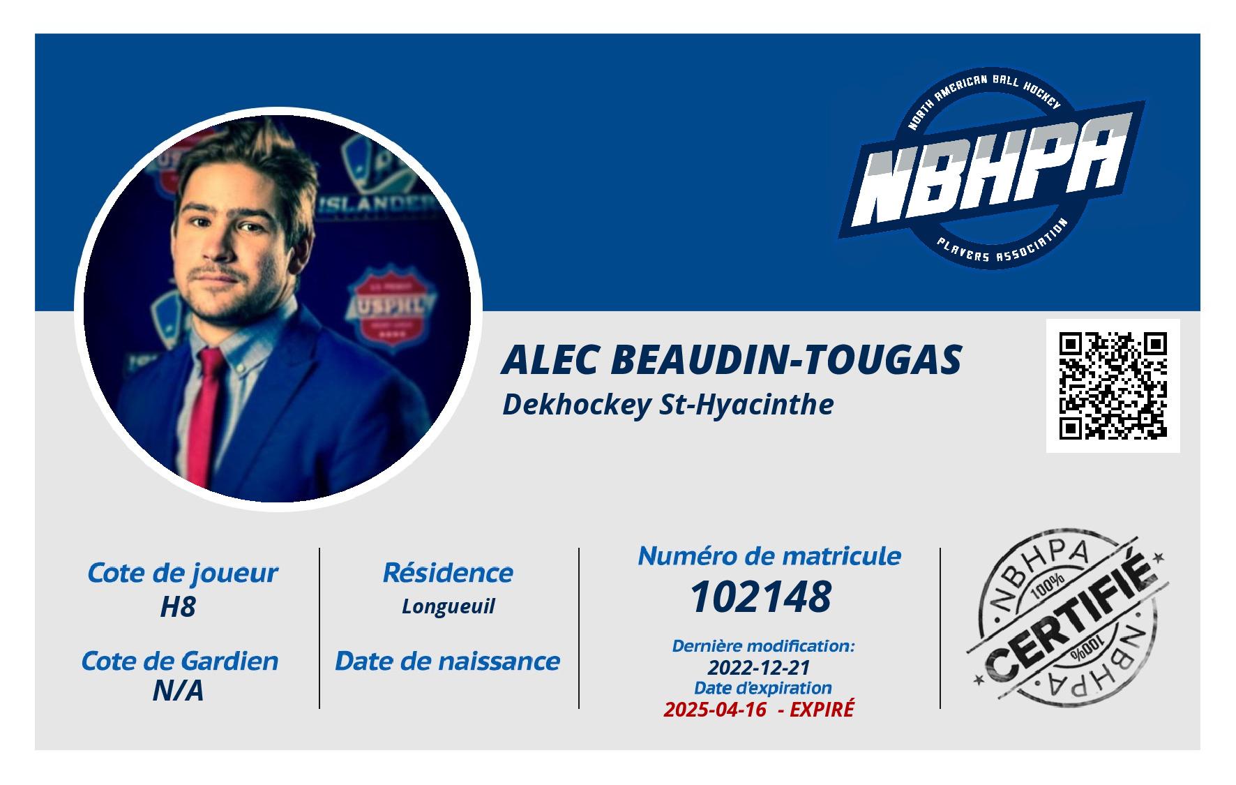 Alec Beaudin-Tougas