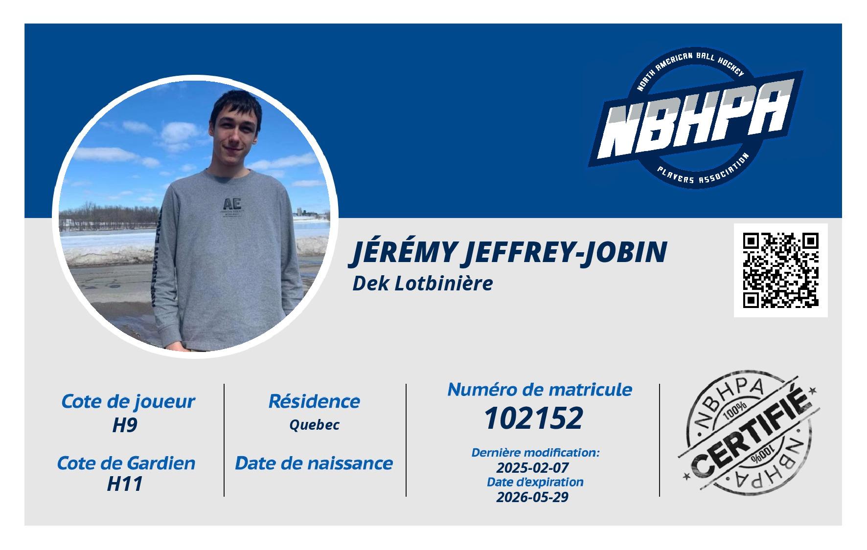 Jérémy Jeffrey-Jobin