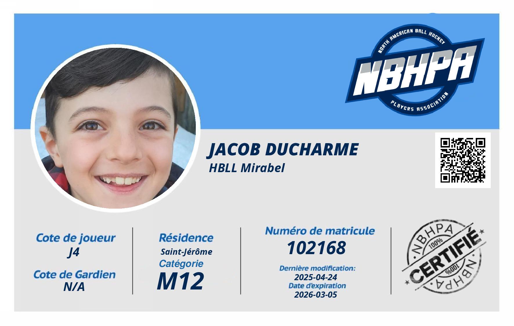 Jacob ducharme