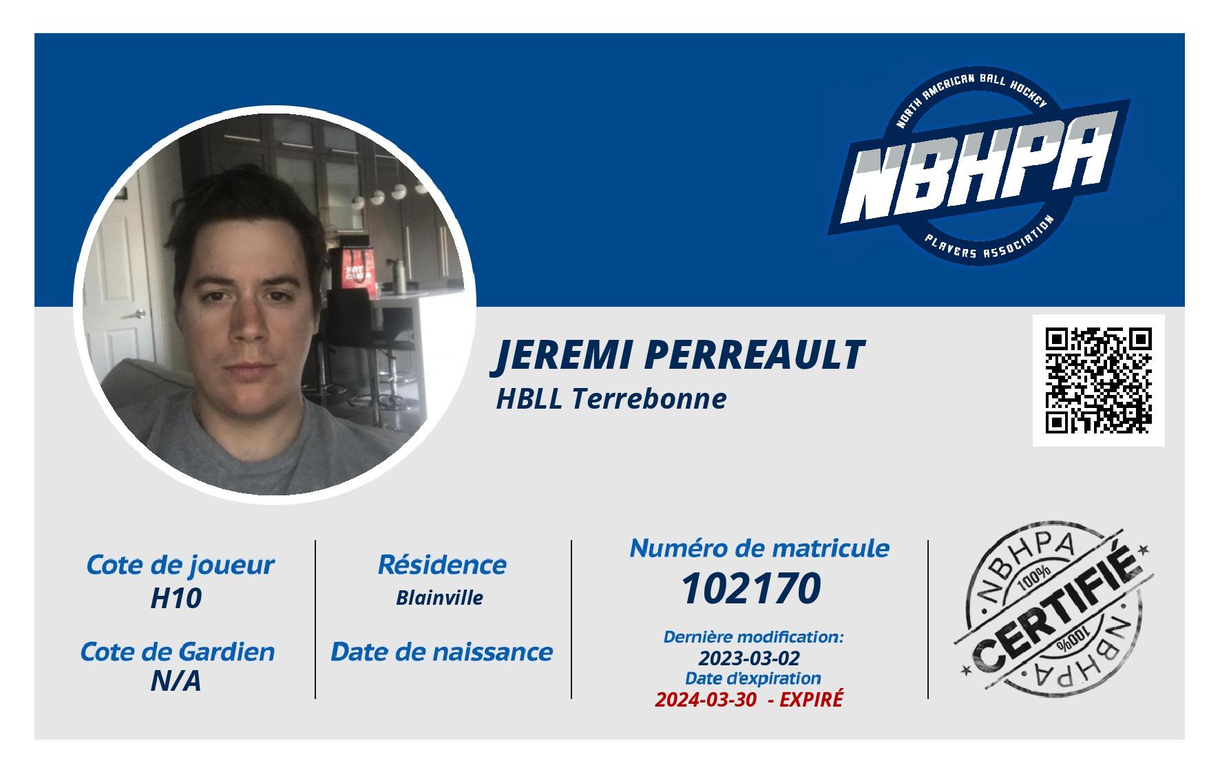 Jeremi Perreault