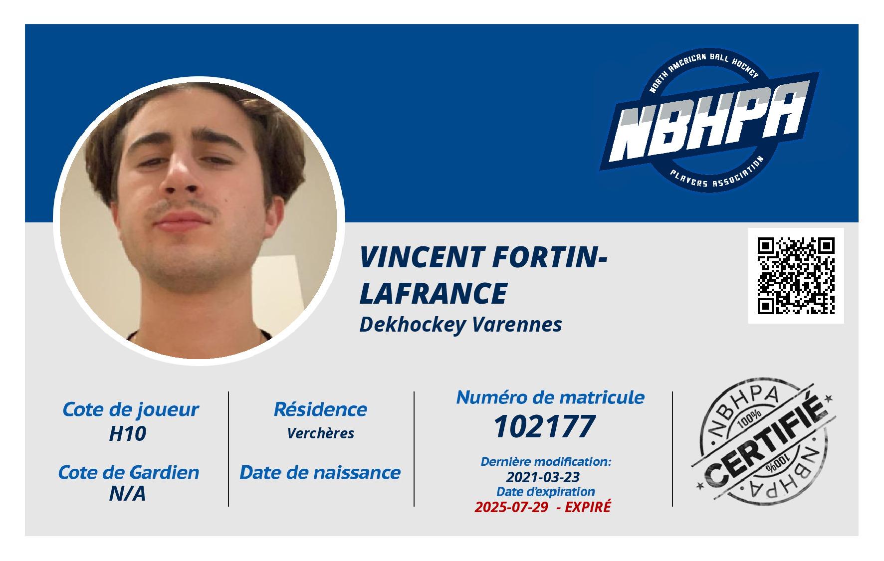 Vincent Fortin-Lafrance