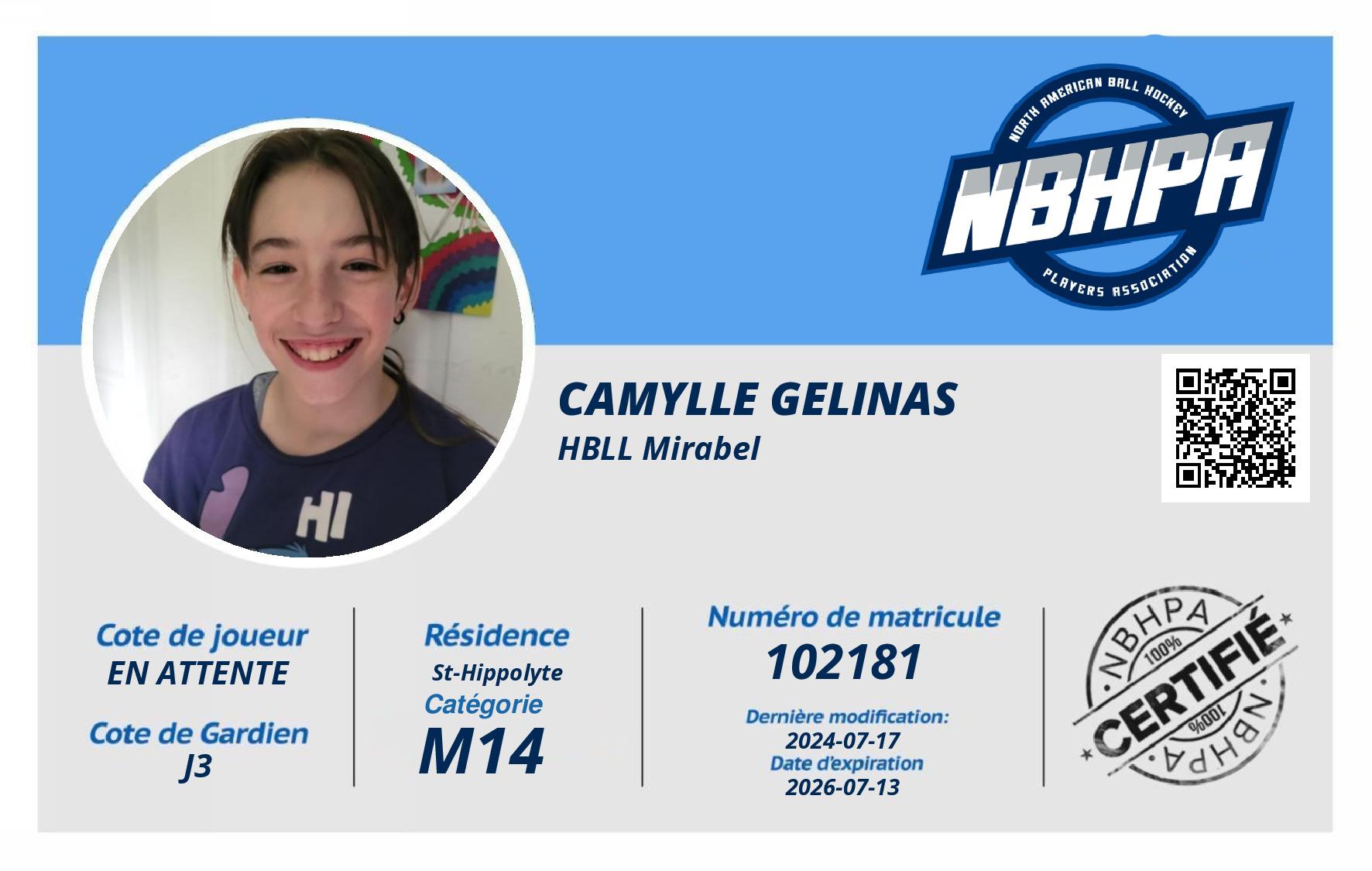 Camylle Gelinas